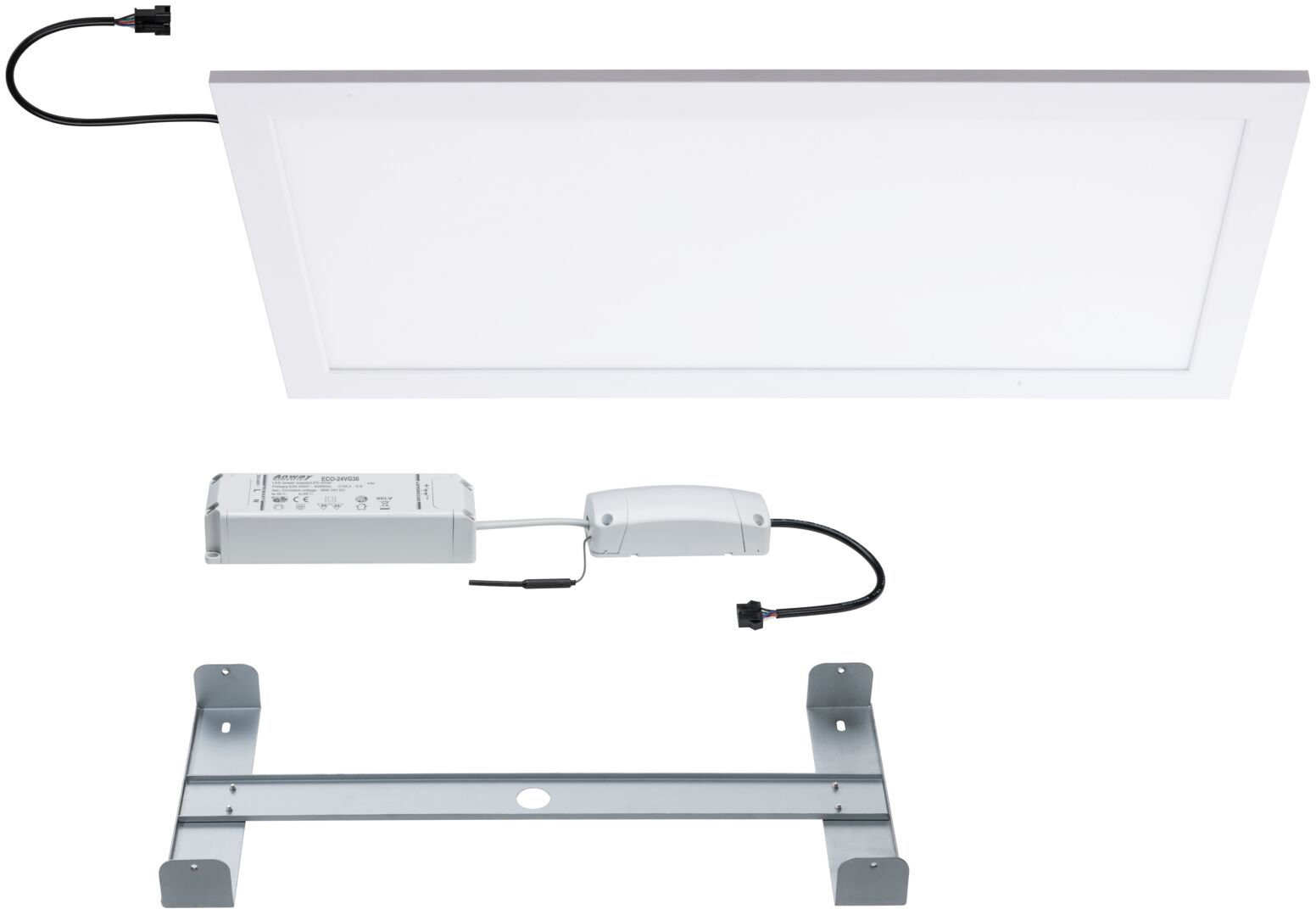 Paulmann LED Panel Amaris, LED integriert, Warmweiß fest