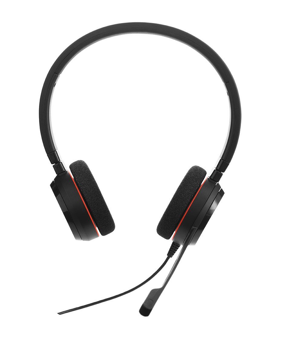 Evolve (Schnurgebunden 20 VoIP-Softphone, Stereo-Headset MS Jabra USB-A) Duo für