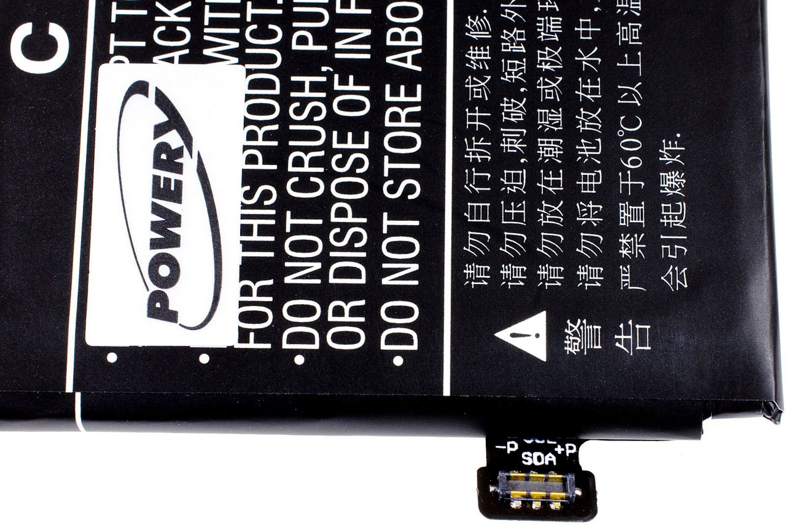 Powery Akku für OnePlus 3T V) 3000 (3.85 Smartphone-Akku mAh