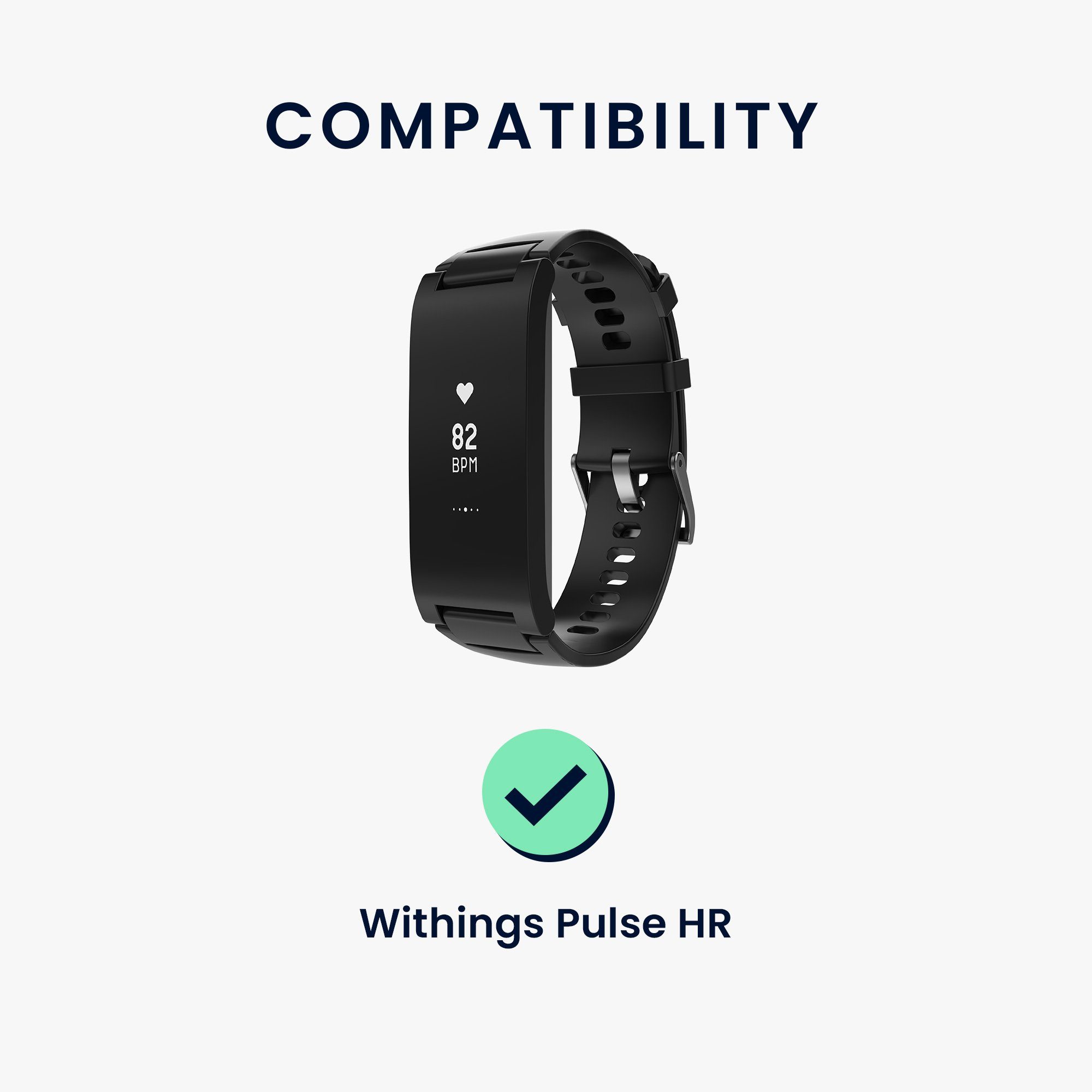 für Elektro-Kabel, USB Pulse Withings HR Kabel Watch - kwmobile Fitnesstracker Charger Ladekabel Ersatzkabel Smart - Aufladekabel