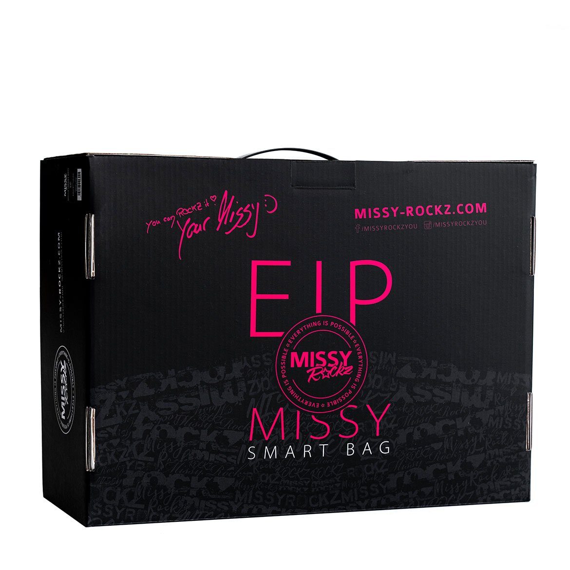 EIP / Missy SKETCH - Rockz SMART IT black BAG white Freizeittasche