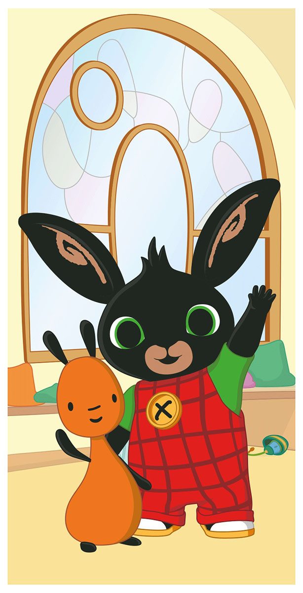 Jerry Fabrics Badetücher Bing Bunny Badetuch Strandtuch Hase Flop 70 x 140 cm 100% Baumwolle, Frottee