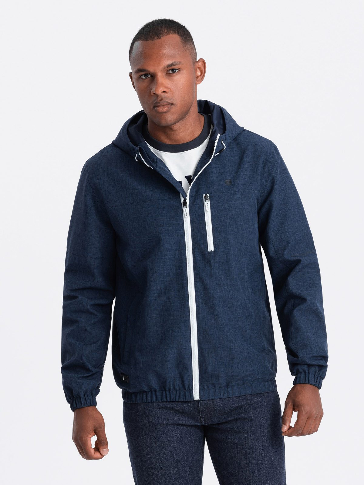 OMBRE Regenjacke Leichte Sportjacke für Herren mit Fleece-Futter -. günstig online kaufen