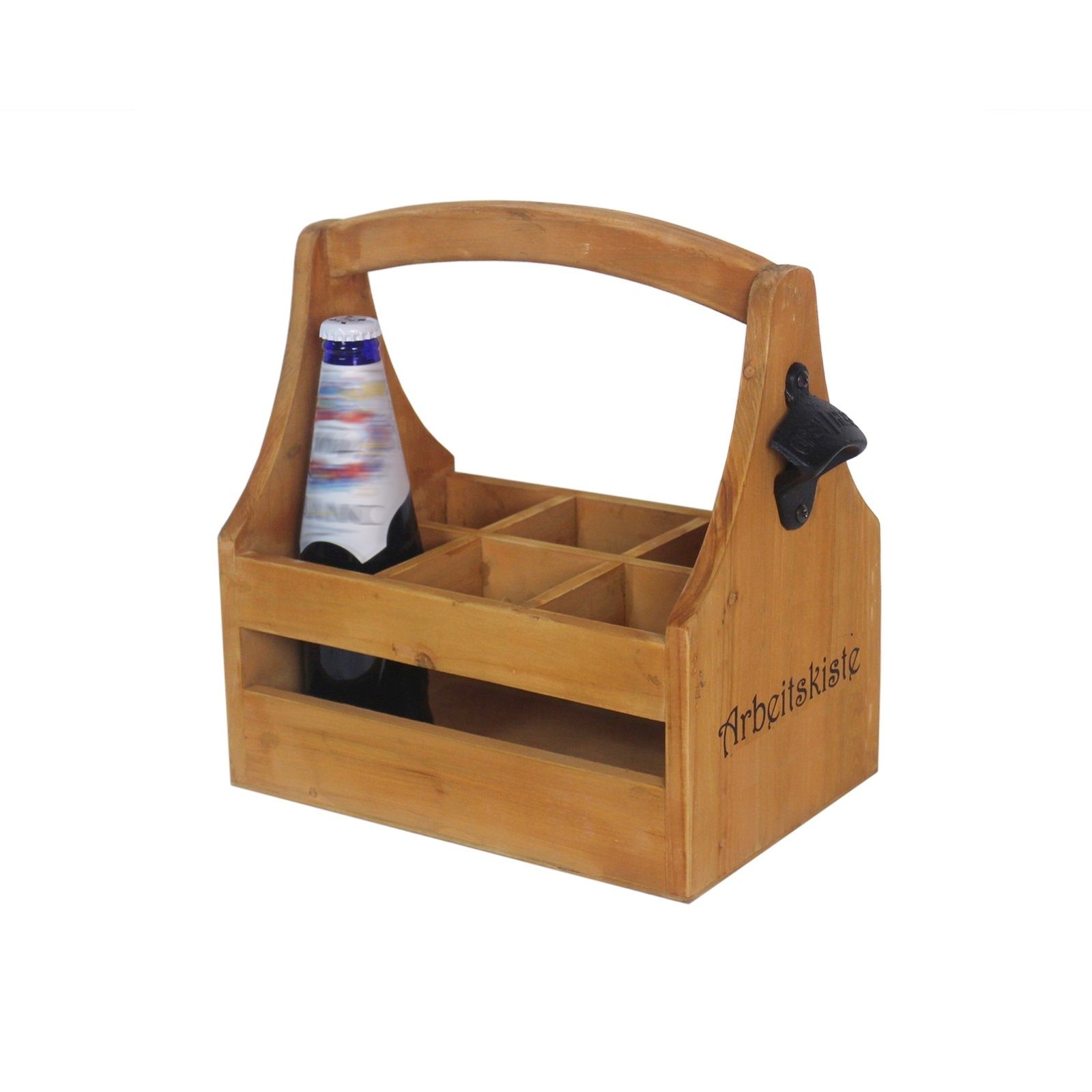 HTI-Line Flaschenkorb Flaschenträger Biercaddy, für 6 Flaschen mit Flaschen günstig online kaufen