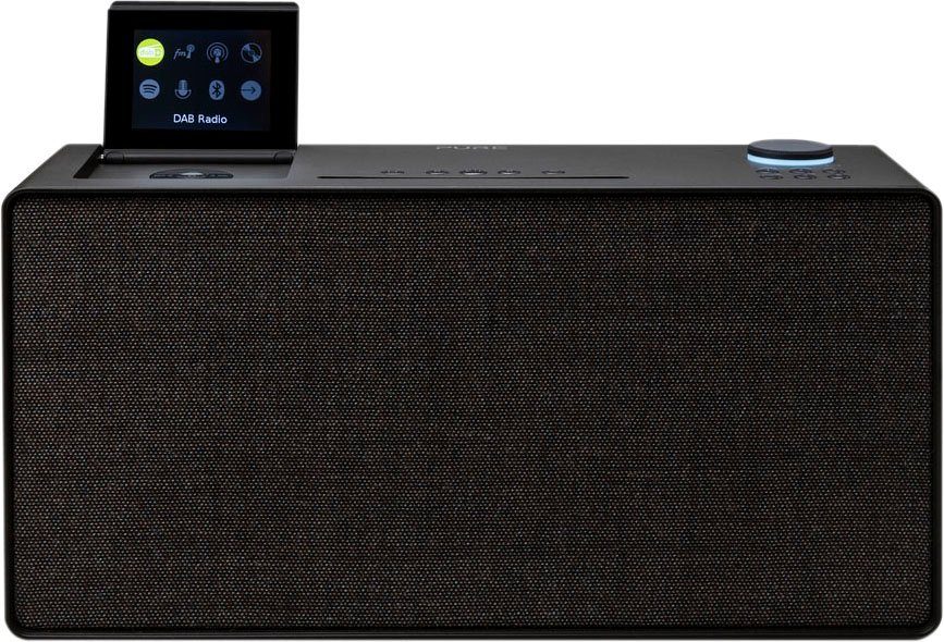 Pure Evoke (DAB), (DAB) Home Coffee Laufwerk) Internetradio, FM-Tuner, zusätzliches Digitalradio CD (Digitalradio W, 100 Black