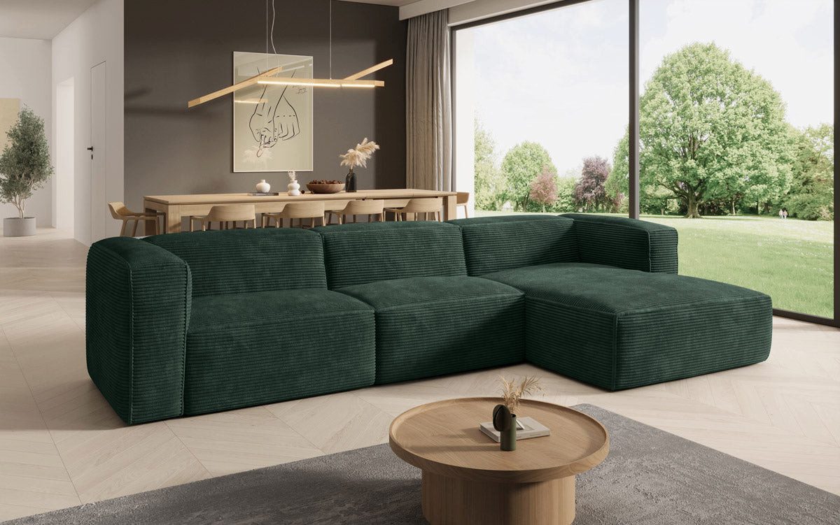 Luxusbetten24 Sofa Designer Sofa Comfy in Cord günstig online kaufen