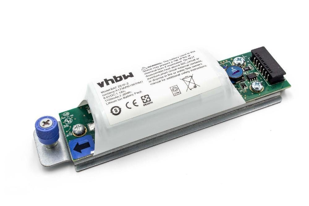 vhbw kompatibel mit Dell PowerVault MD3200I, MD3200, MD3220 Laptop-Akku Li-Ion 1100 mAh (6,6 V)