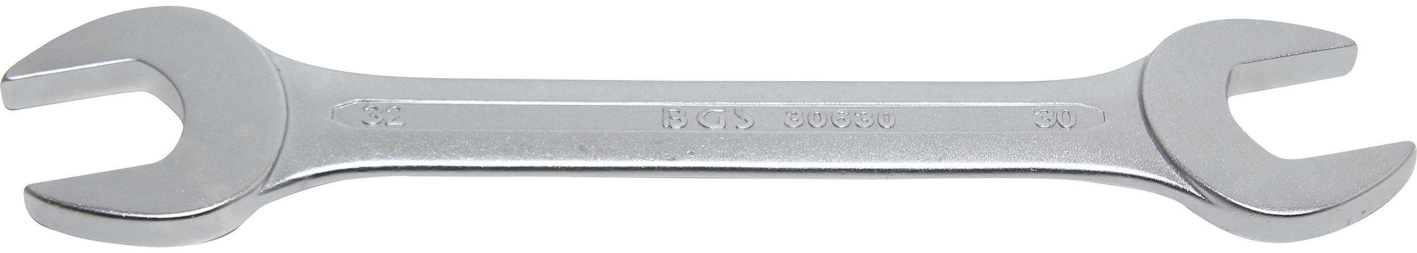BGS technic Maulschlüssel Doppel-Maulschlüssel, SW 30 x 32 mm