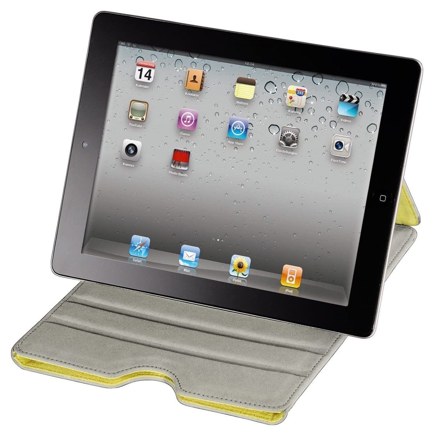 Hama Tablet-Hülle Tasche Ständer Cover Schutz-Hülle Case Grau, Klapp-Tasche für iPad Tablet PC 9,4" 9,7" 10" 10,1" 10,2" 10,4" 10,5"