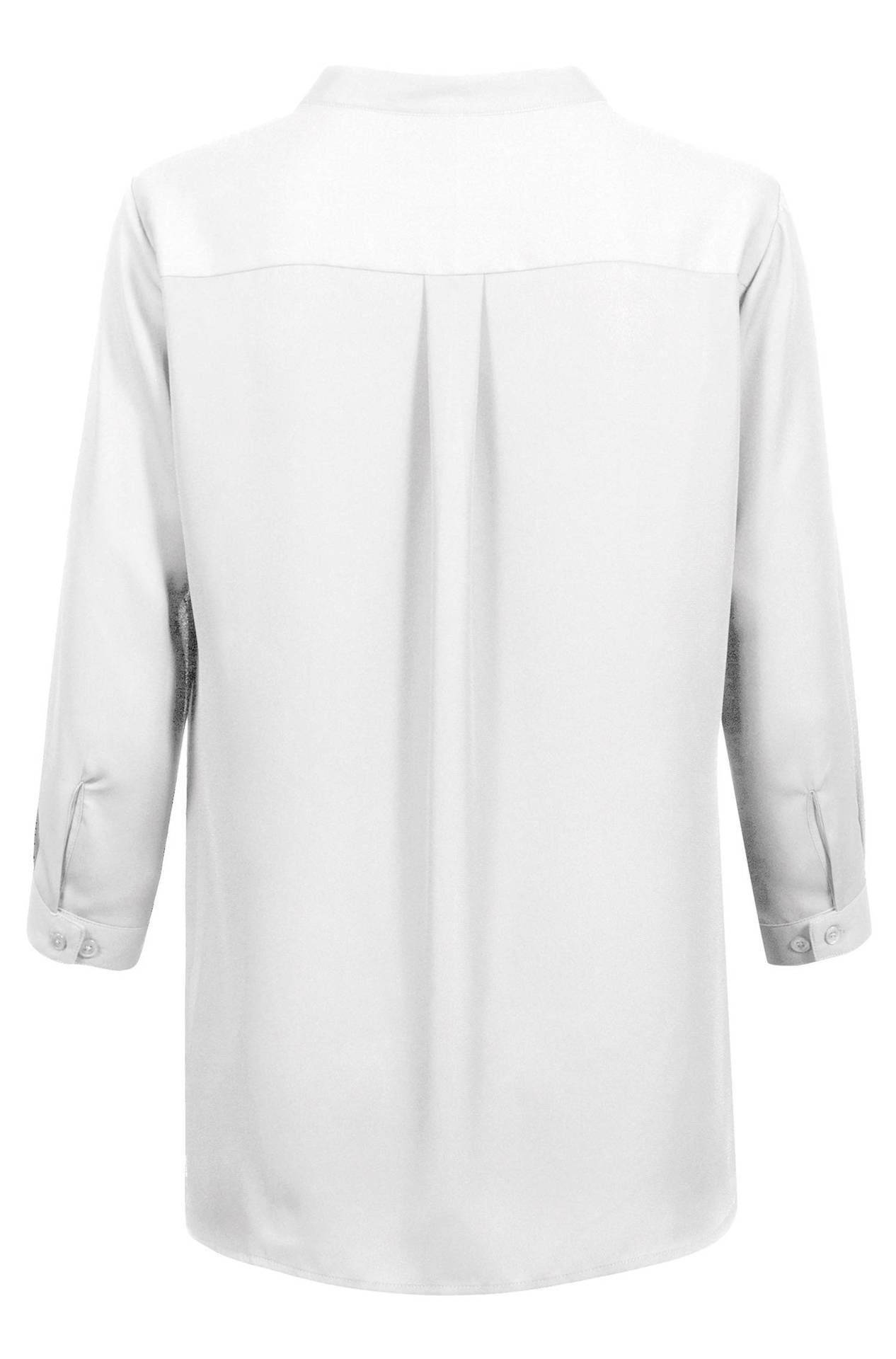 GREIFF Langarmbluse Greiff CHIFFON Damen Chiffon-Bluse 3/4-Arm V-Neck Regul günstig online kaufen