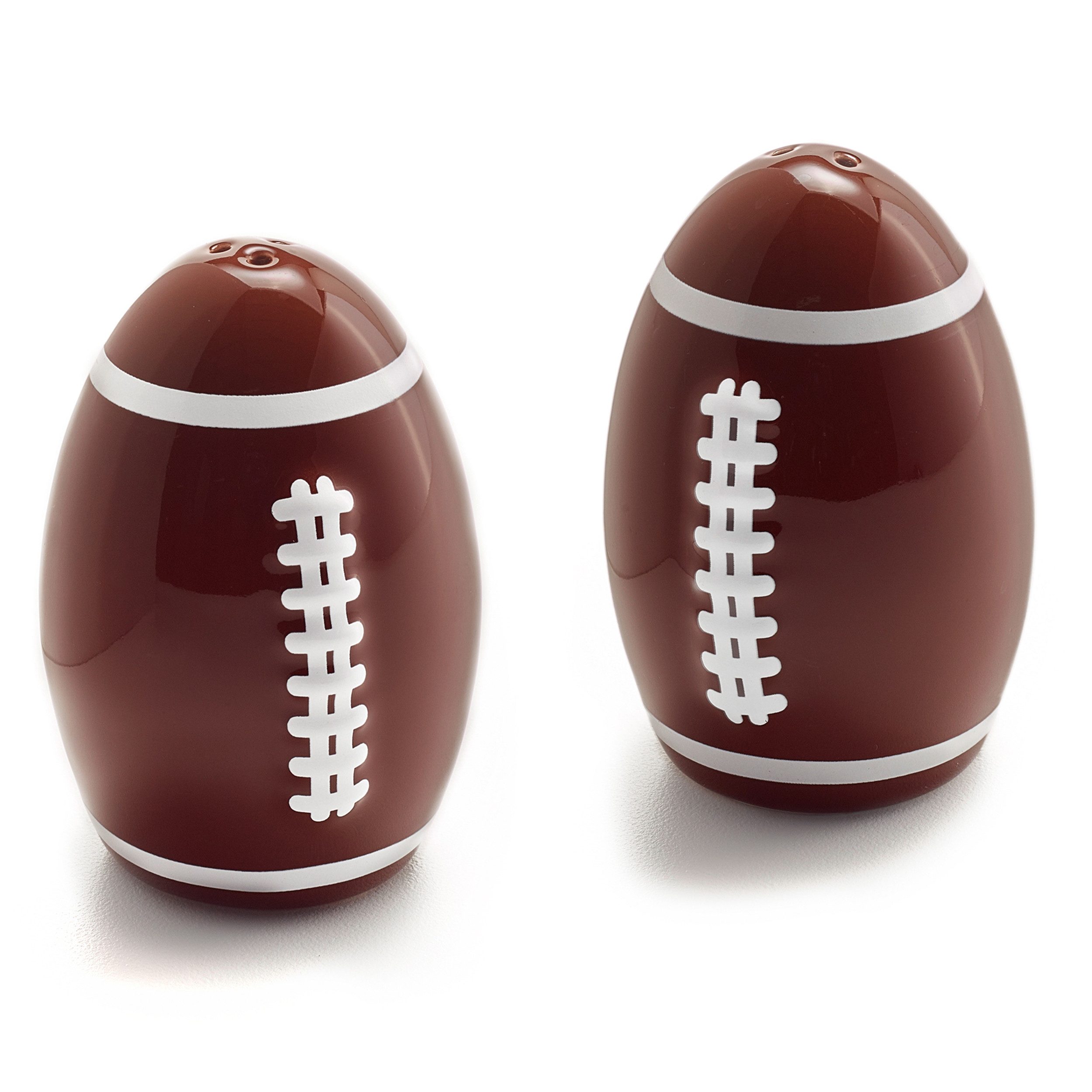 40YARDS Salz- / Pfefferstreuer American Football Salz- und Pfefferstreuer aus Keramik, (2-tlg), mit erhabener, fühlbarer Naht
