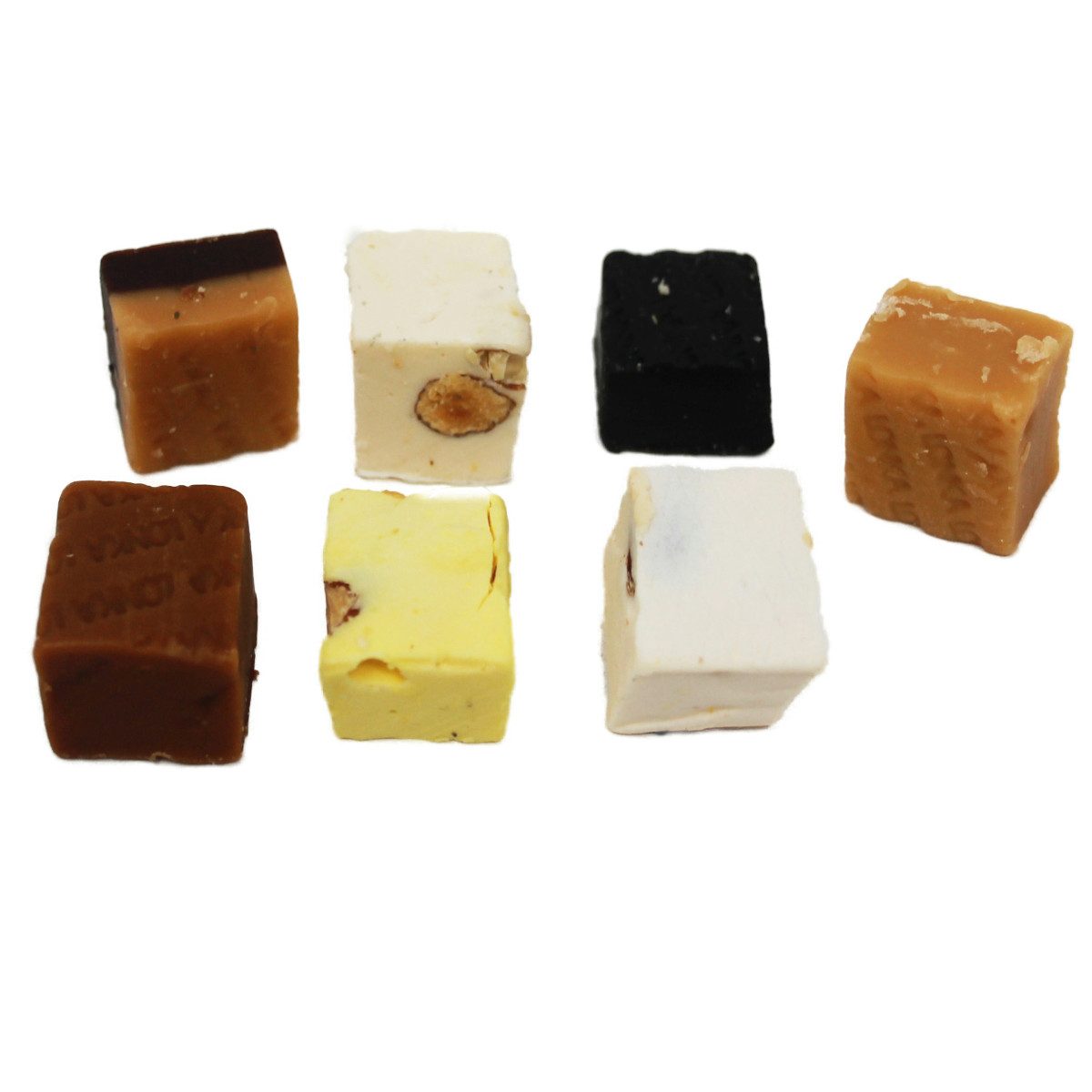 Fruchtgummi Bären & Co. Süßigkeit, Fudge Mix Vanille Cappuccino Lakritz Schokolade Nougat 1000g