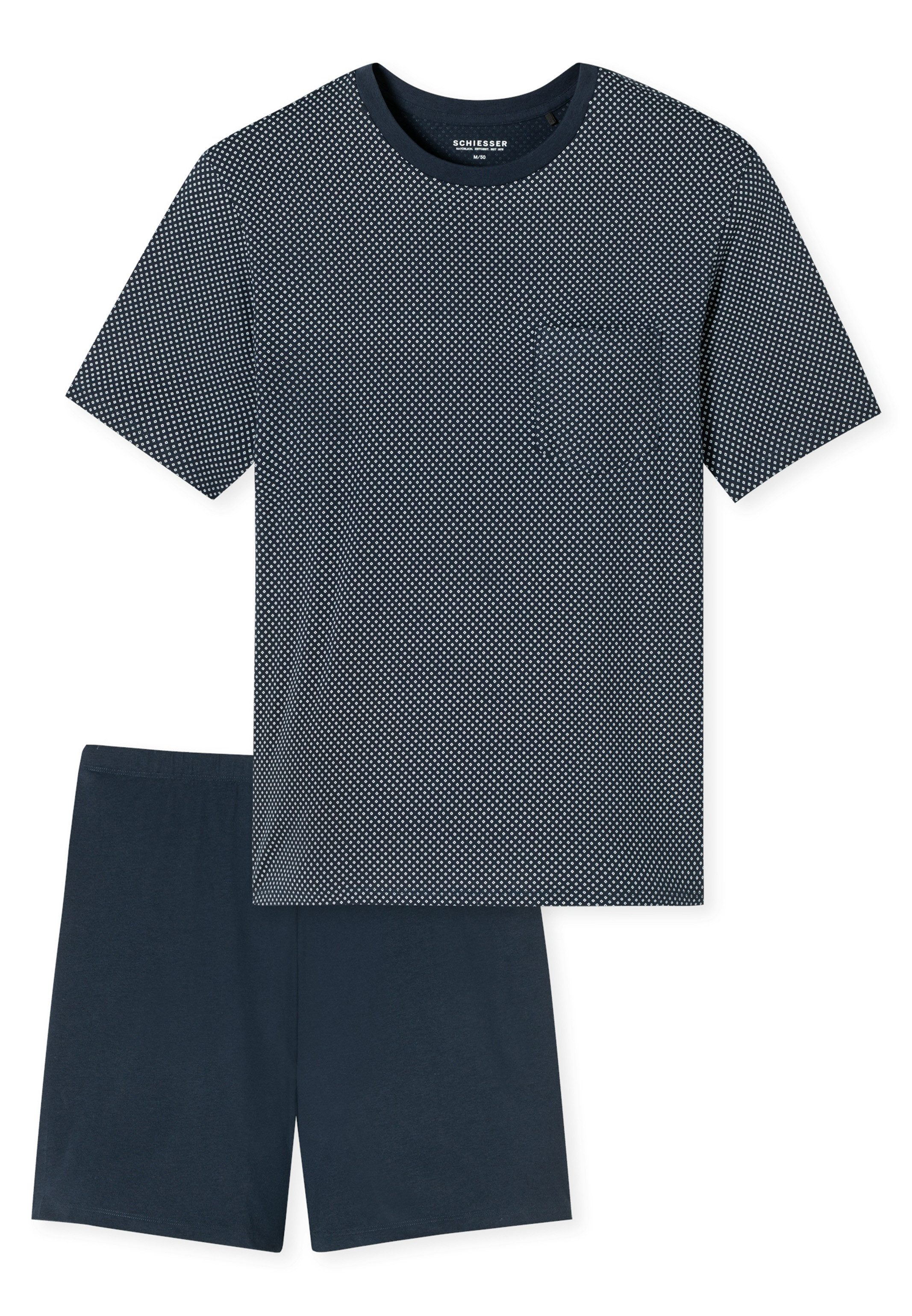 Schiesser Pyjama Comfort Essentials (Set, 2 tlg) Schlafanzug - Baumwolle - günstig online kaufen
