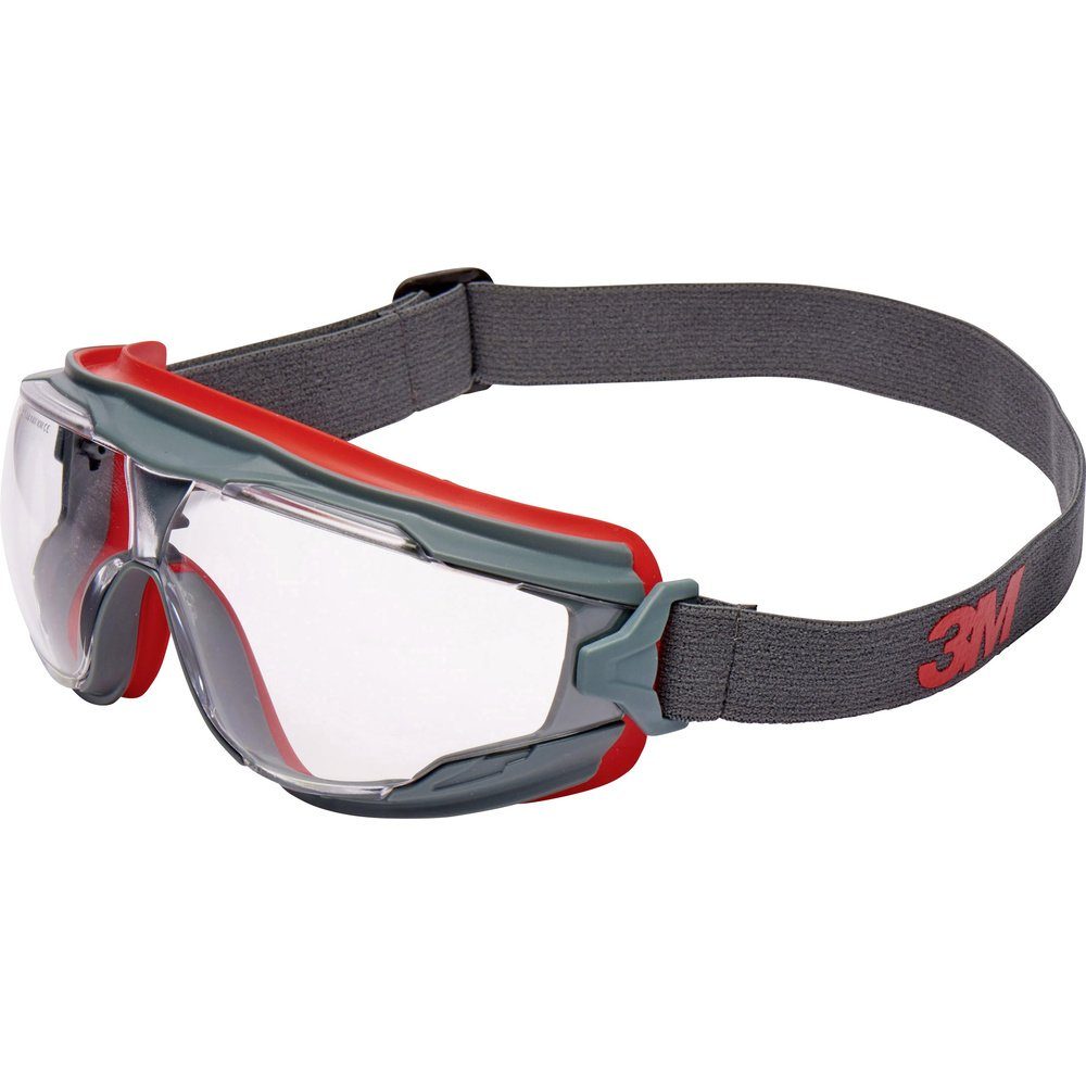 3M Arbeitsschutzbrille 3M Goggle Gear 500 GG501 Vollsichtbrille mit Antibeschlag-Schutz Grau