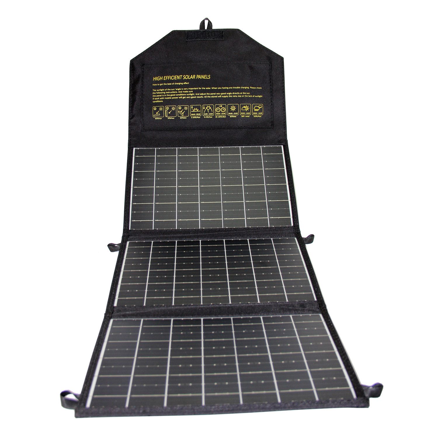 SOL-EXPERT group Trag- und faltbares Solar-Ladegerät, 30 Watt Solarladegerät