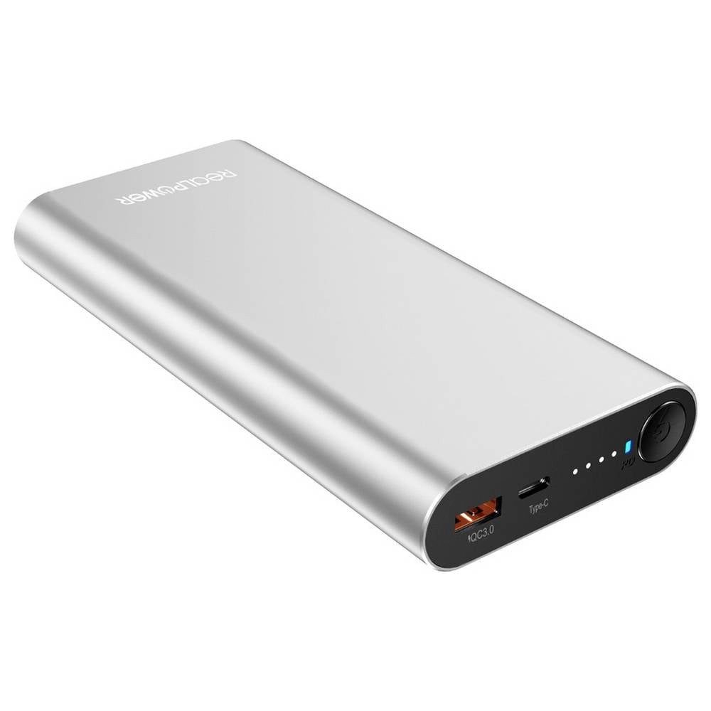 Realpower PB-20000 PD Pro Powerbank 20000 mAh Silber 408097 Powerbank