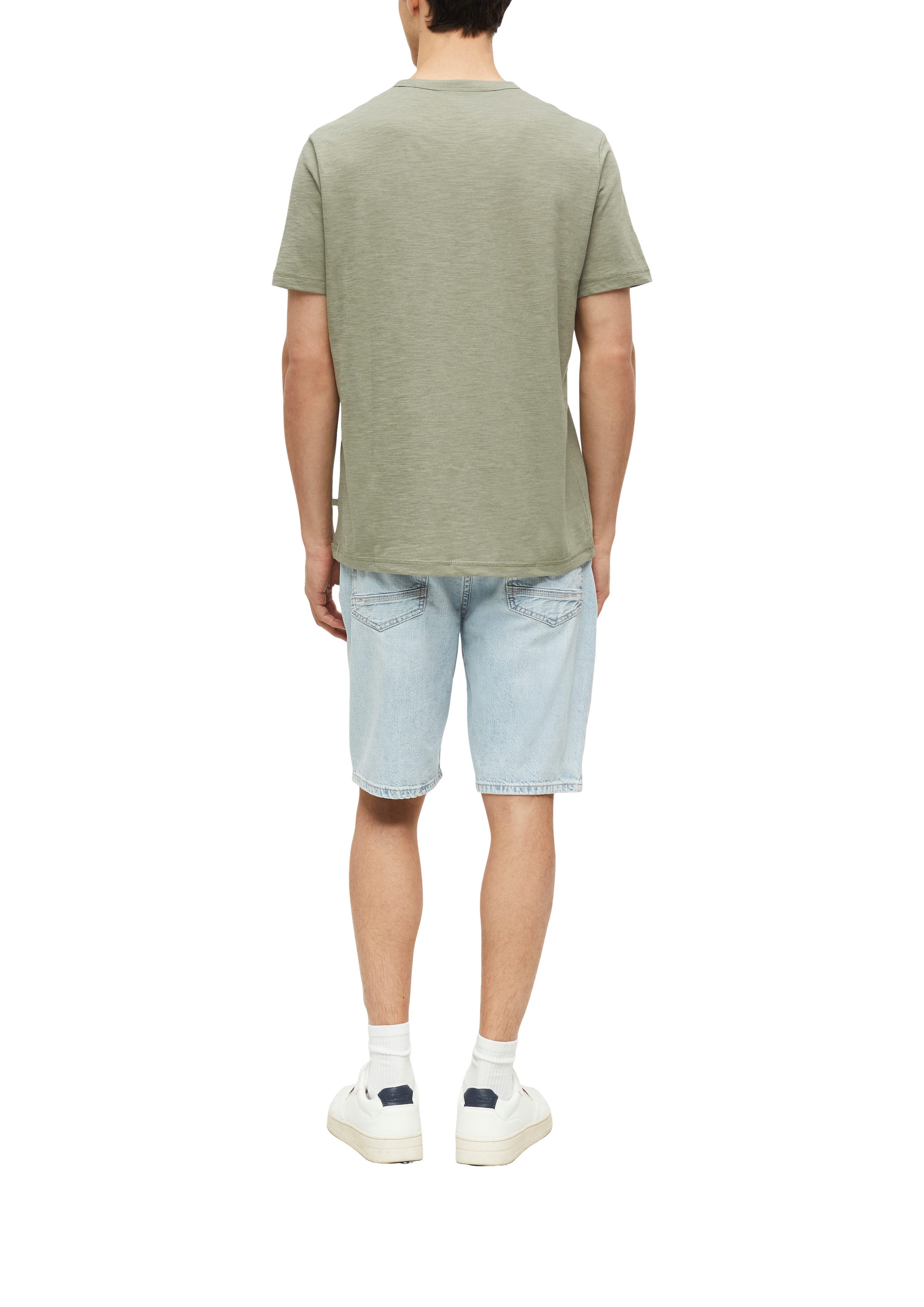 s.Oliver Kurzarmshirt Sommershirt - meliert – Bild 2 von 4