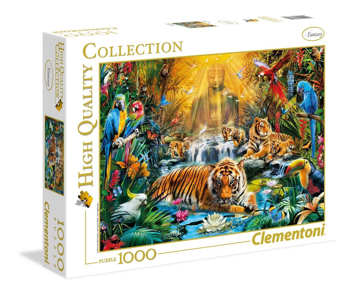 Clem-39380, Puzzleteile, Europe Teile 1000 Made bis Puzzles 501 Clementoni® Puzzle in