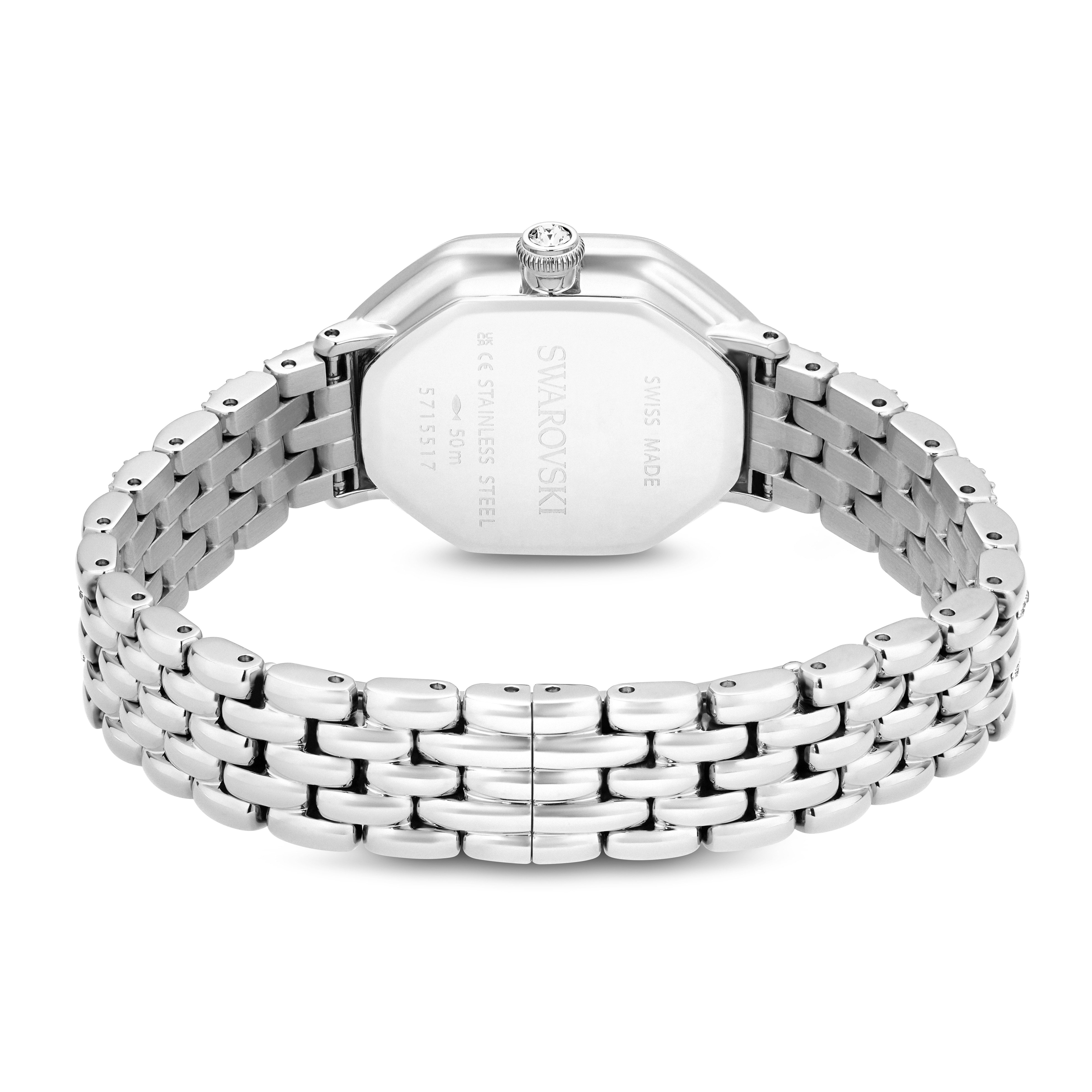 Swarovski Quarzuhr DEXTERA OCTAGON 5698690, Armbanduhr, Damenuhr, Swiss Made, Edelstahlarmband, analog
