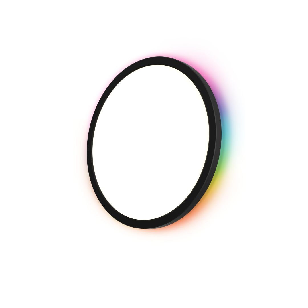 ENOVALITE LED Deckenleuchte Smartes RGB Panel Up&Down, 18W, 1880lm, ø290mm, Tuya App, CCT, dimmbar, LED fest integriert, warmweiß, CCT, neutralweiß, RGB, kaltweiß, Google Assistant, Amazon Alexa, Wifi