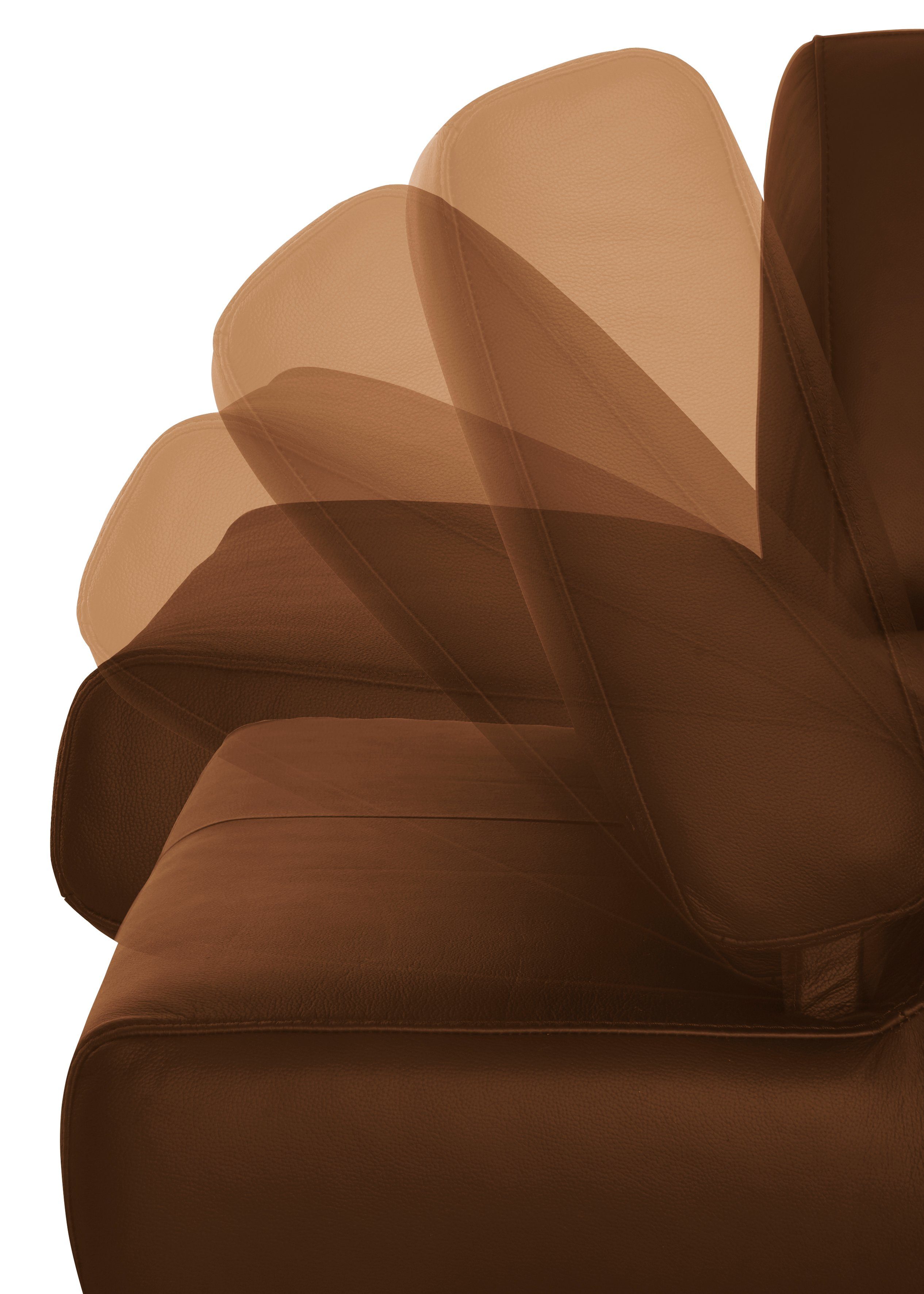 W.SCHILLIG 3-Sitzer taboo Designsofa mit hohem Sitzkomfort, Breite 232cm, Sitztiefe 69cm, mit Übertiefe, inklusive Armlehnenverstellung – Bild 5 von 5