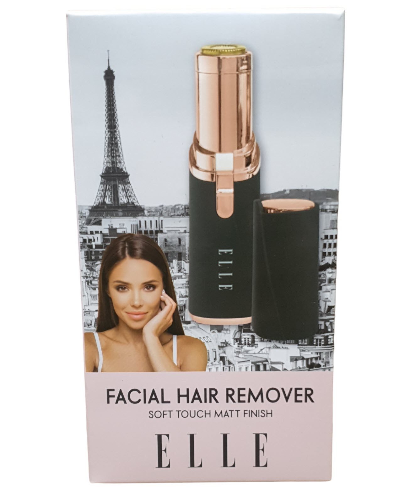 ZD Trading Elektrogesichtshaarentferner Gesichtshaarentferner pink goldfarben