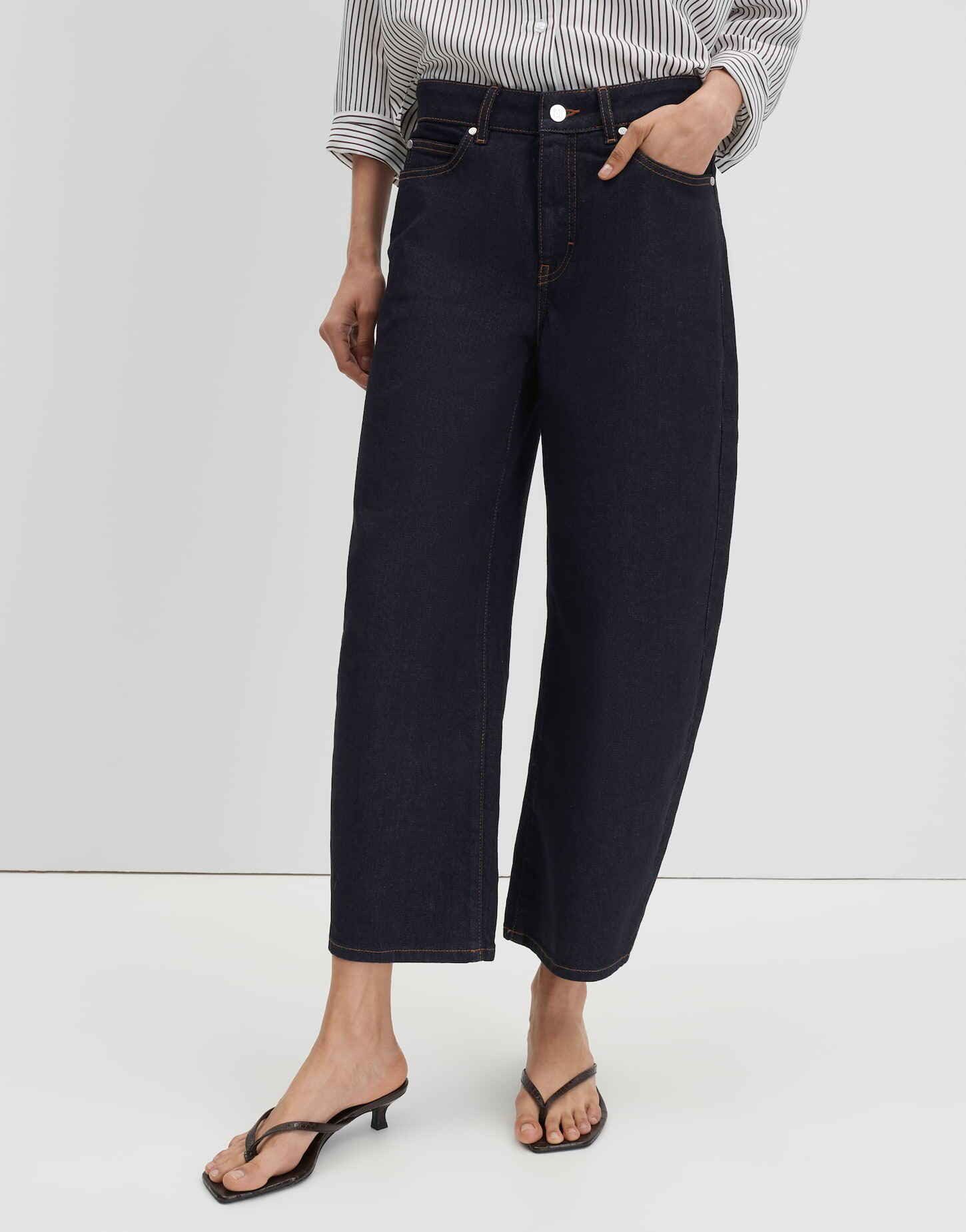 someday Relax-fit-Jeans CORAH CURVED Jeans aus BCI Cotton Mix Mid Rise Elastische Qualität für hohen Tragekomfort