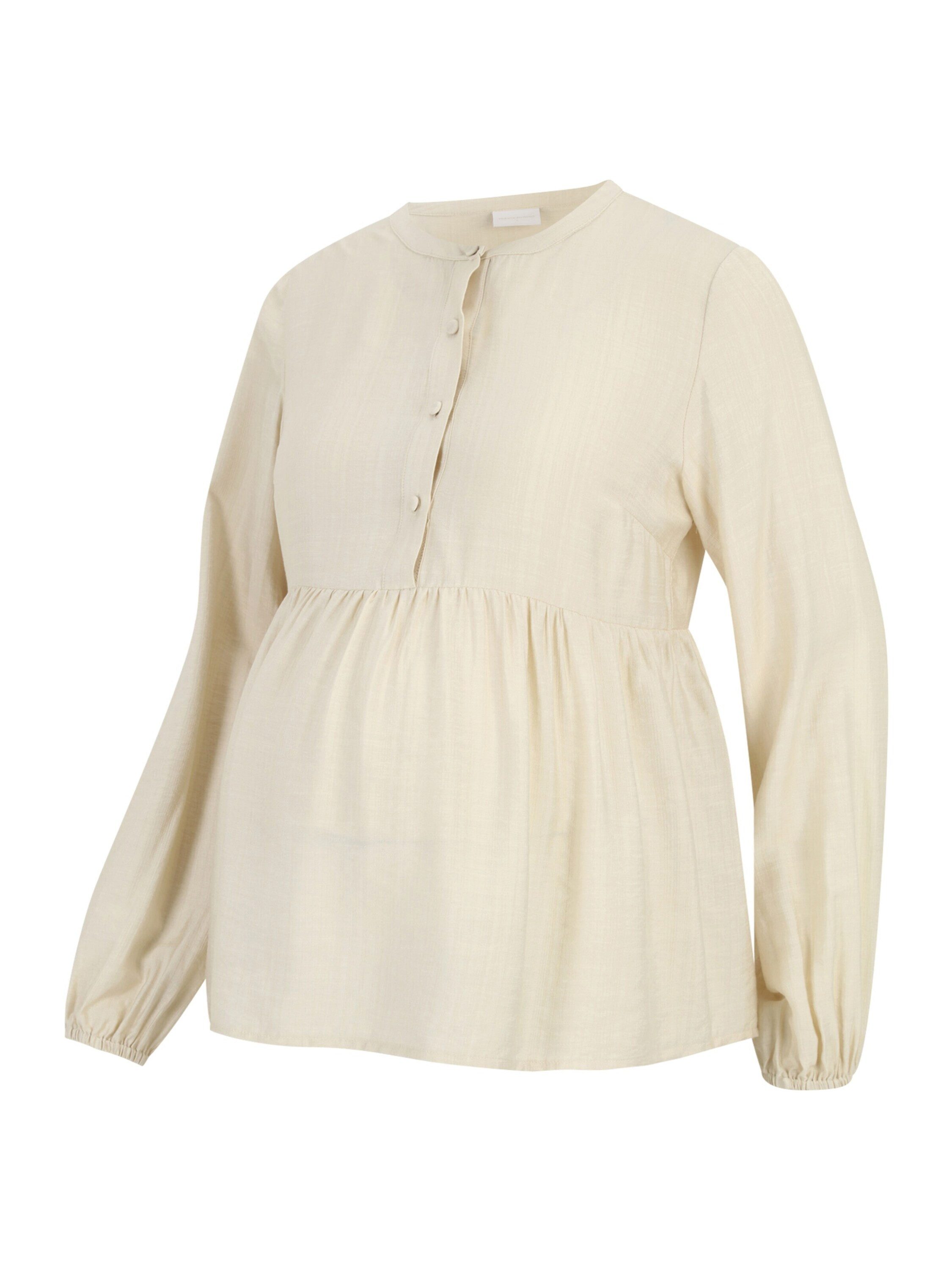 Mamalicious Langarmbluse MLMARIA LIA (1-tlg) Drapiert/gerafft
