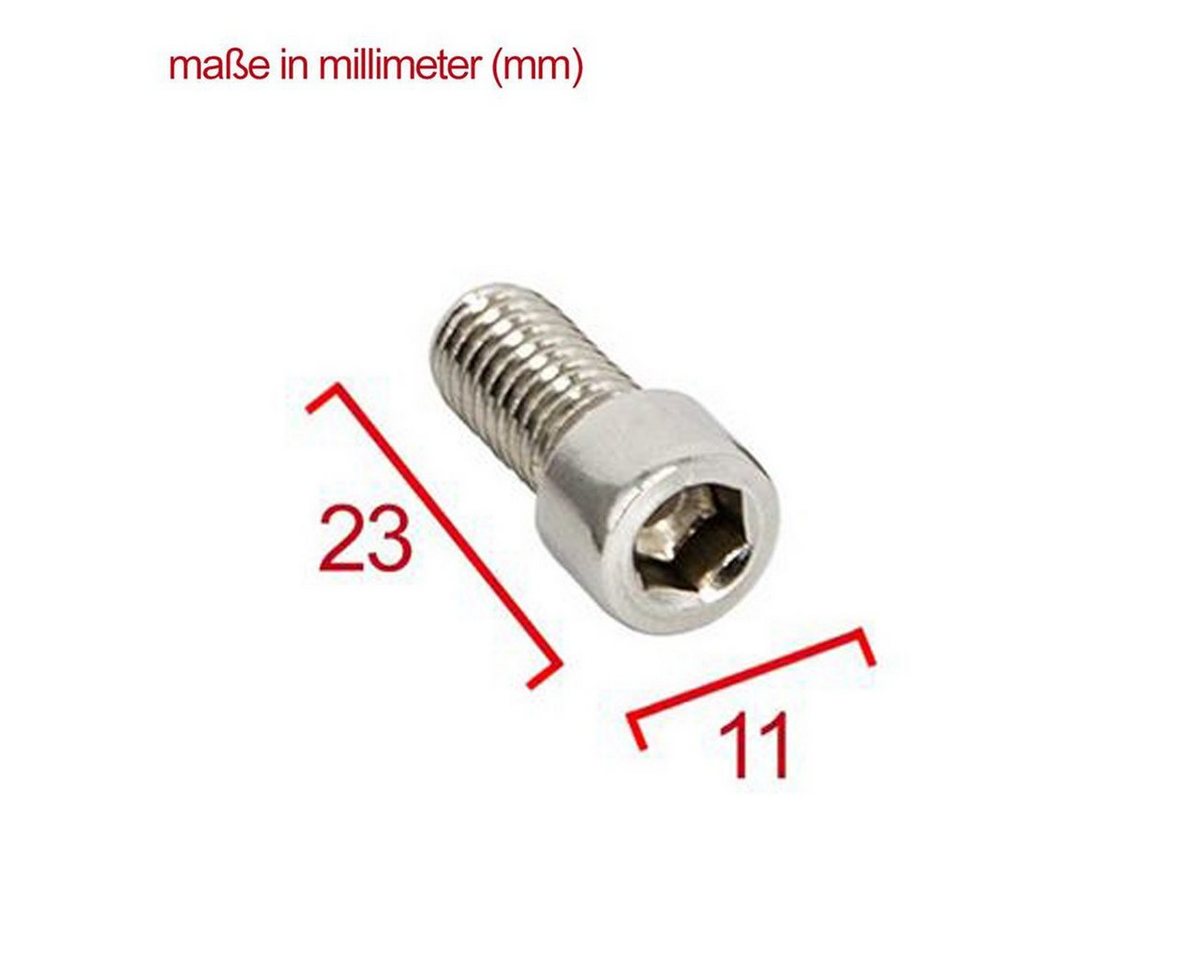 Thumbnail - SCHMIDT systemprofile Profil 50x Zylinderschraube M8 16mm Stahl verchromt Zylinderkopf Schraube