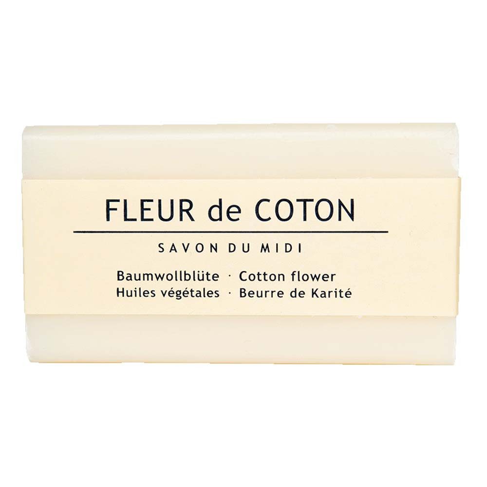 Savon du Midi Handseife Seife mit Karitébutter - Fleur de Coton, Baumwollblüte 100g