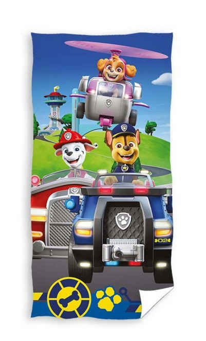 PAW PATROL Badetuch Paw Patrol Badetuch Handtuch Strandtuch Duschtuch 70 x 140 cm, bedruckt