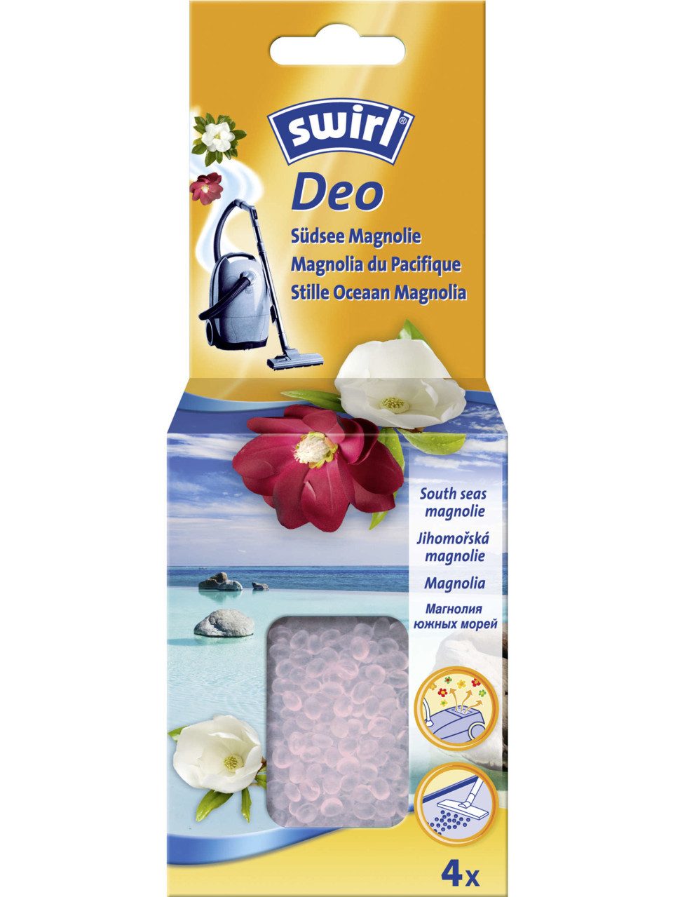 Swirl Hand-und Stielstaubsauger Swirl Deo Perlen für Staubsauger Südsee-Magnolie 4