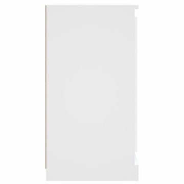 vidaXL Sideboard Sideboards 2 Stk. Weiß Holzwerkstoff (2 St)