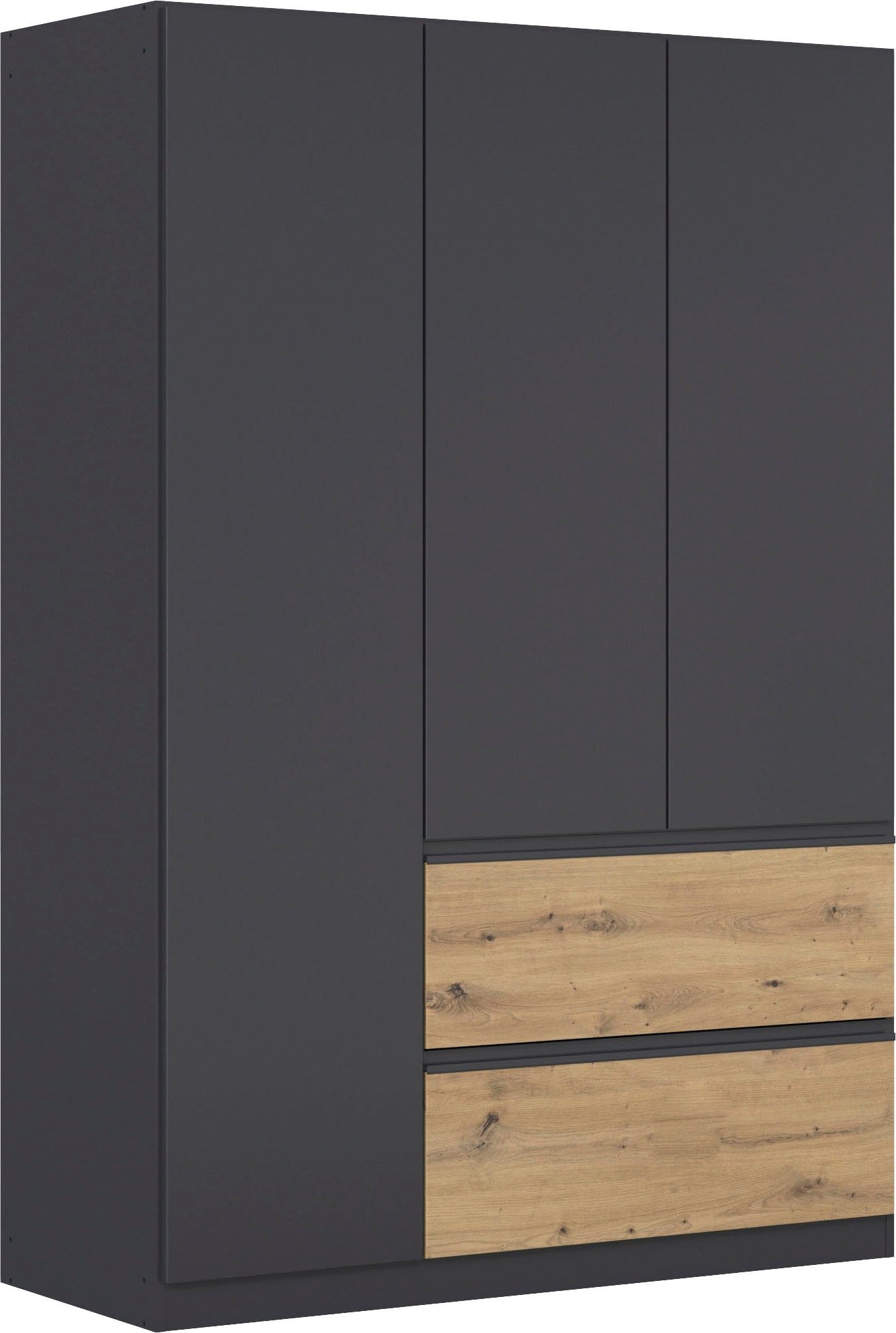 rauch Drehtürenschrank Kleiderschrank Schrank Garderobe COSTA in den Breiten 91/136/181 cm (in 3 Ausstattungen BASIC/CLASSIC/PREMIUM) viel Platz, grifflose Front und Push-to-Open Funktion MADE IN GERMANY