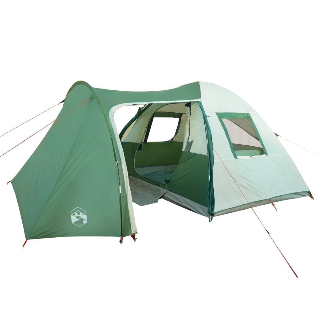 vidaXL Kuppelzelt 6-Personen Zelt Campingzelt Familienzelt Freizeitzelt 6 Personen Grün