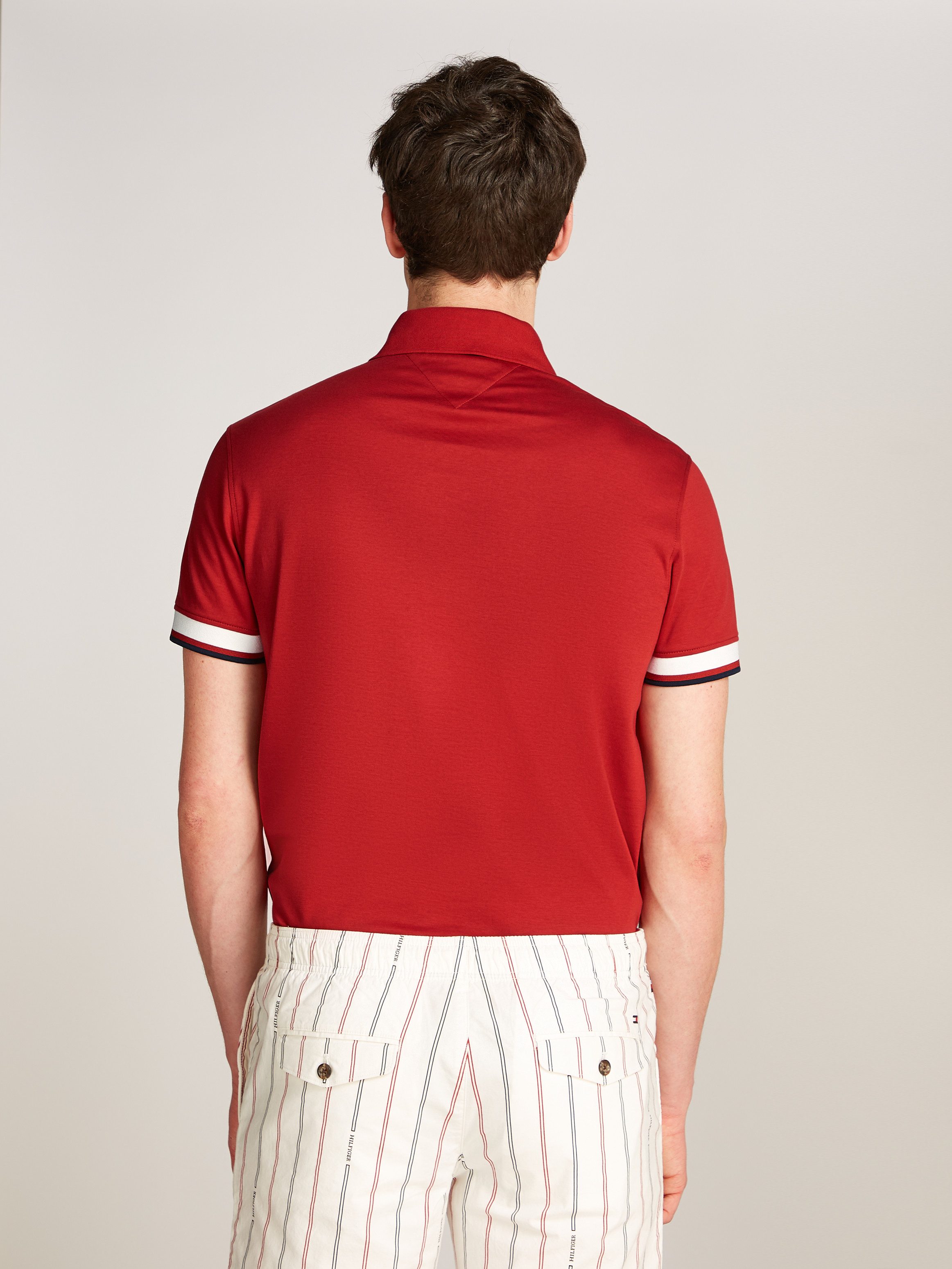 Tommy Hilfiger Poloshirt INTERLOCK SLEEVE DETAIL günstig online kaufen