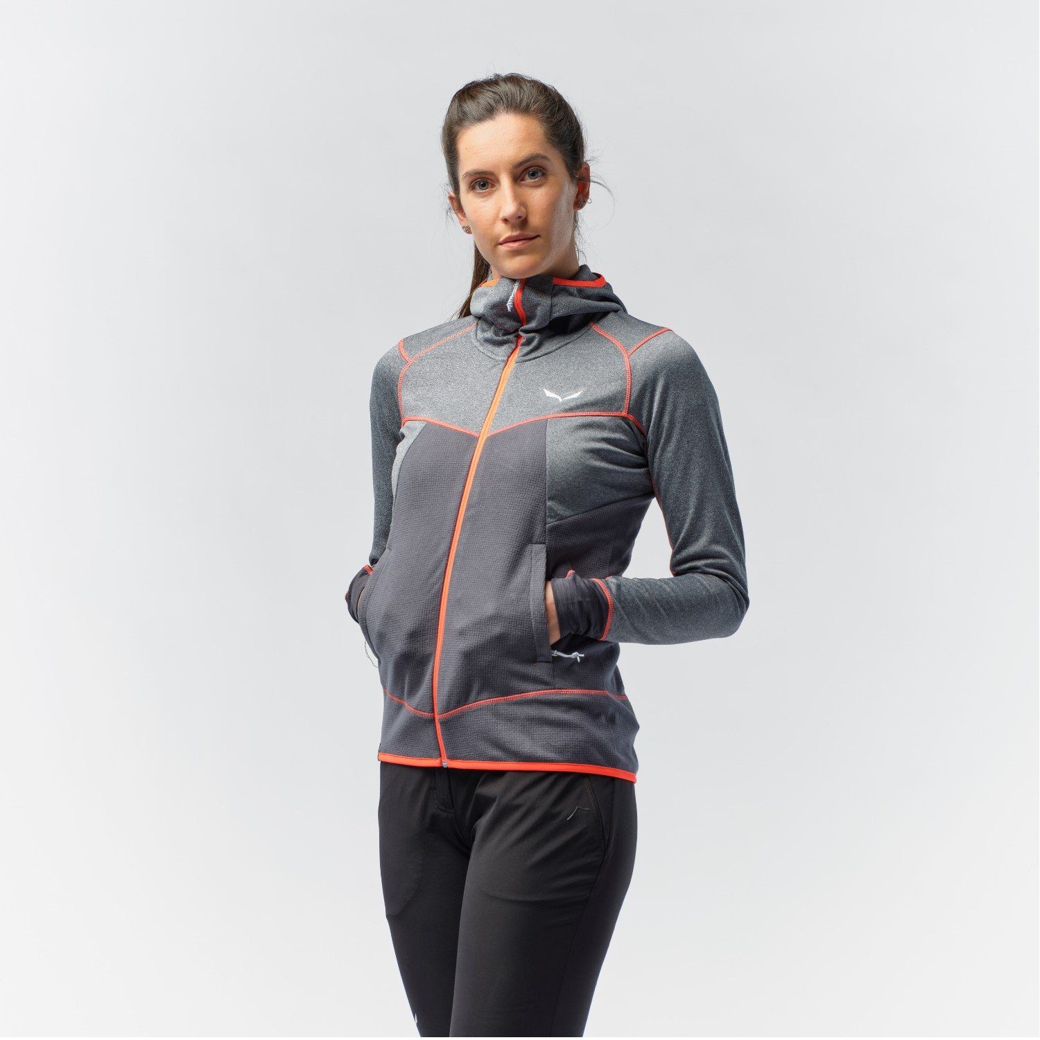 Salewa Strickfleecejacke Fleecejacke Puez Hybrid Polarlite