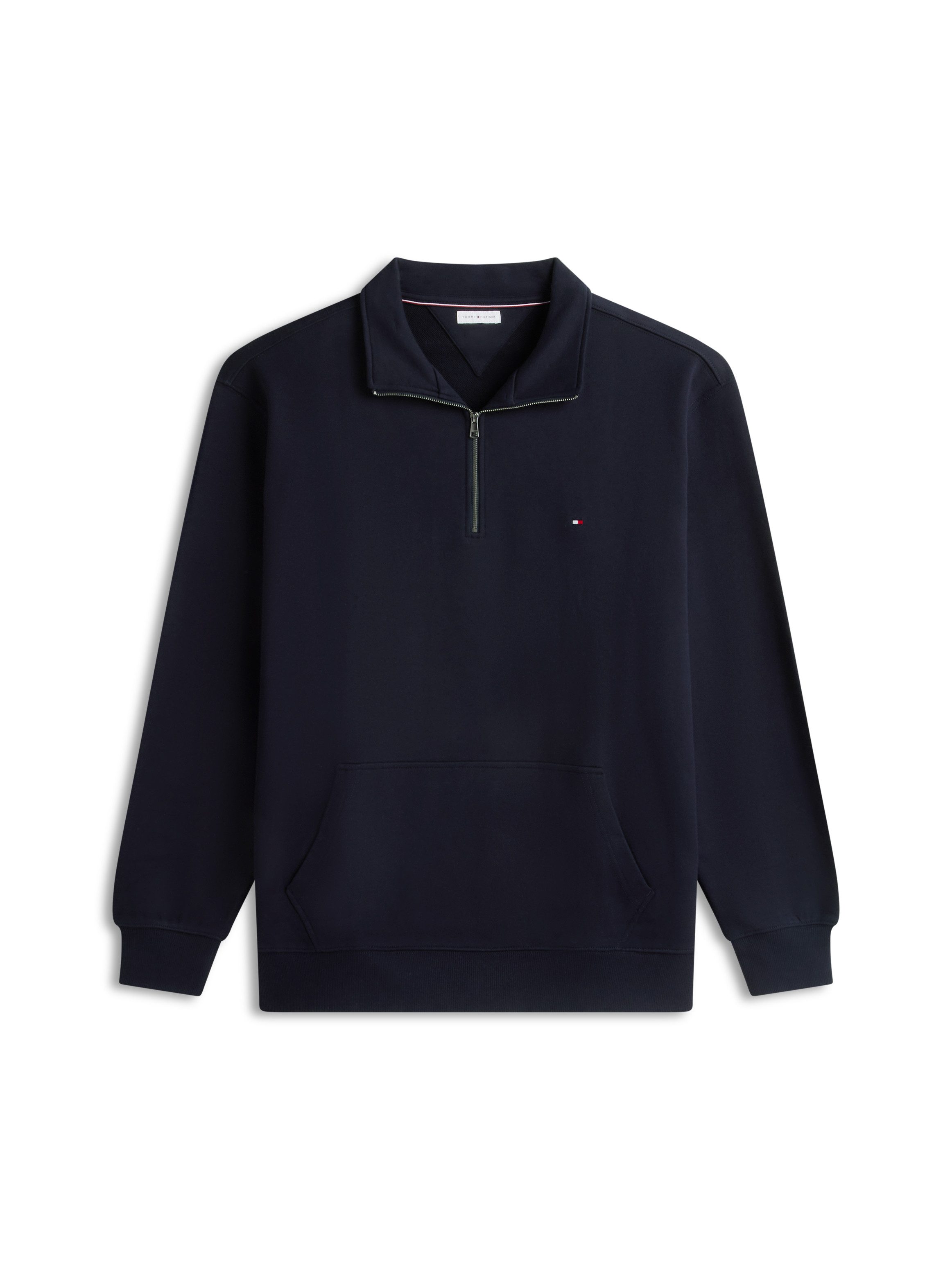 Tommy Hilfiger Big & Tall Sweatshirt BT-ESSENTIAL TERRY NEW 1/4 ZIP Große Größen – Bild 5 von 5