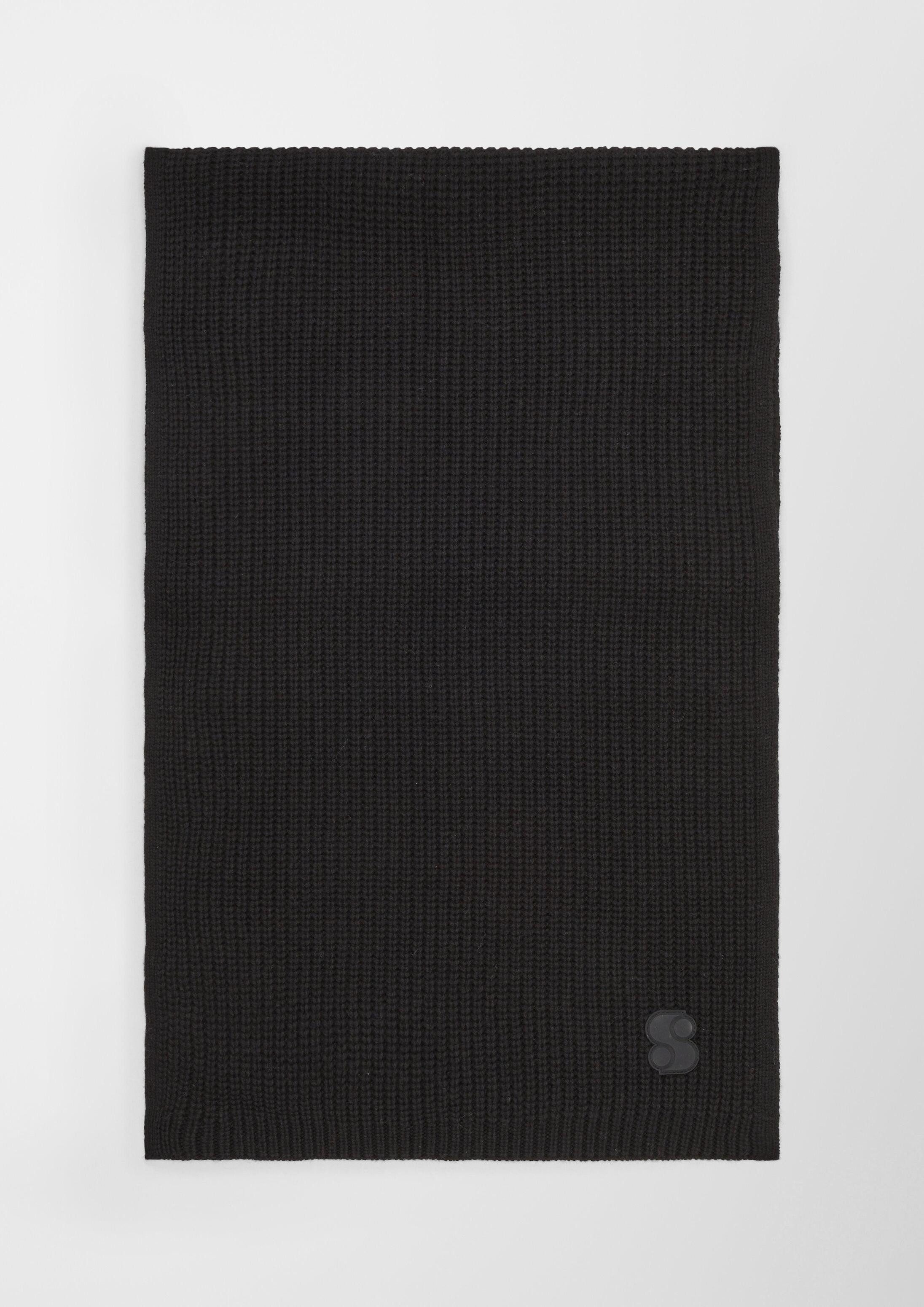 s.Oliver Schal Tuch, Strickschal aus Viskosemix