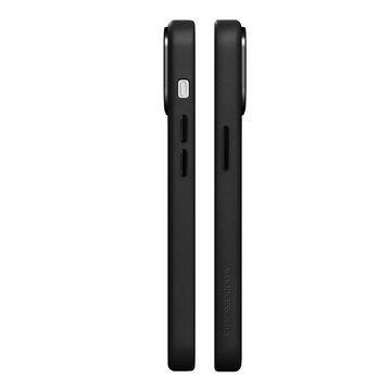 Woodcessories Handyhülle Woodcessories Bio Leather Case MagSafe für iPhone 15 Plus - Black