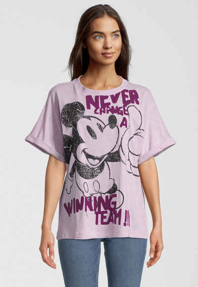 Frogbox T-Shirt »T-Shirt mit Mickey-Motiv« mit modernem Design