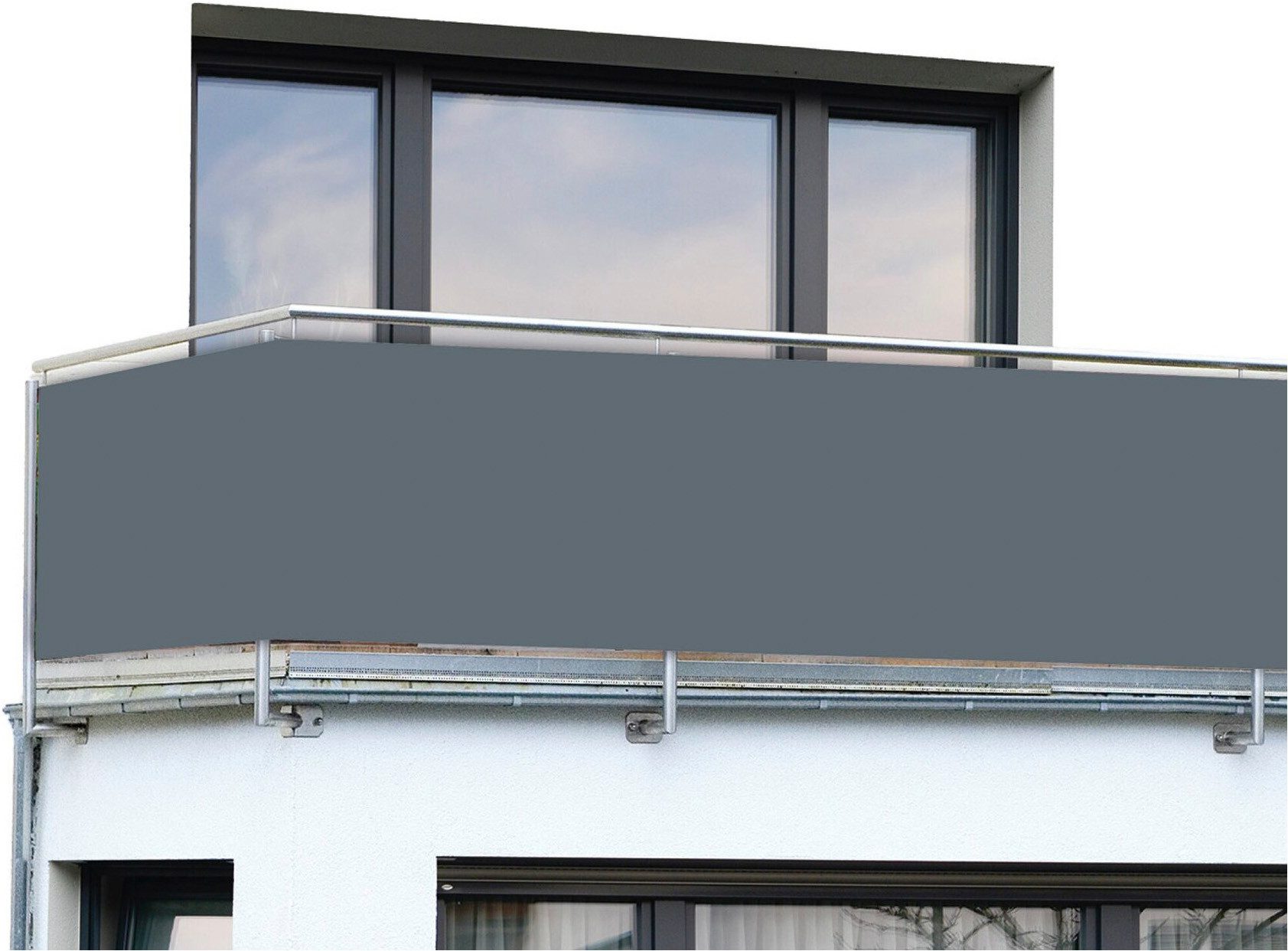 Maximex Balkonsichtschutz verschiedene Motive 5 m, UV- und witterungsbeständig, schnelltrocknend und reißfest