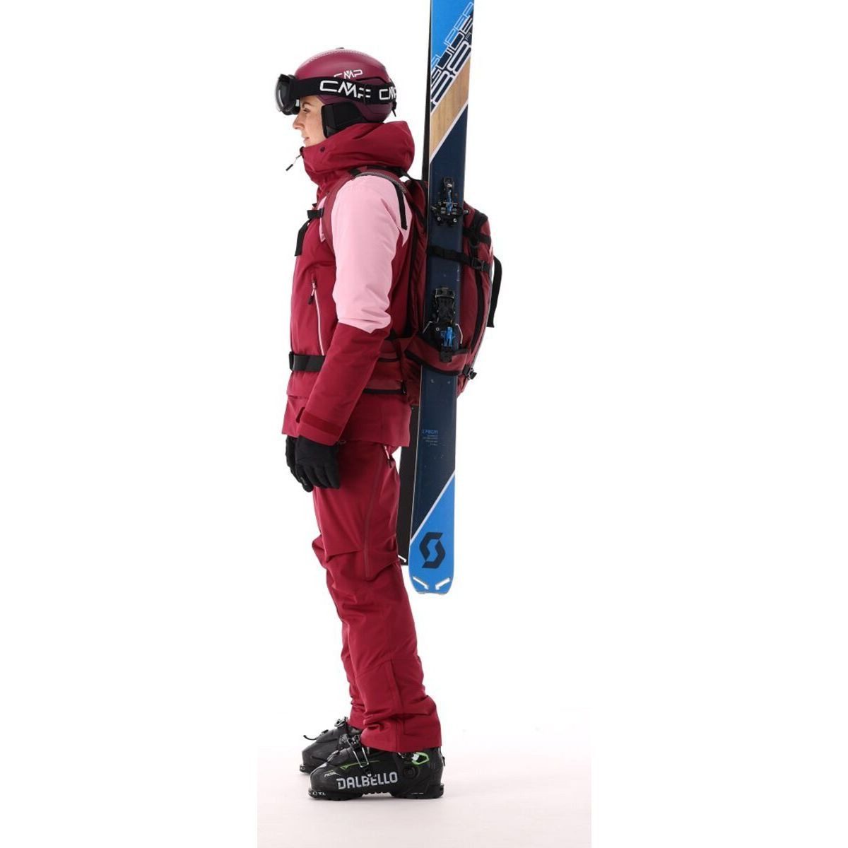 CMP Skijacke Woman Ski Jacket FIX Hood Hochfunktionelle Damenjacke mit Clima-Protect-Membran