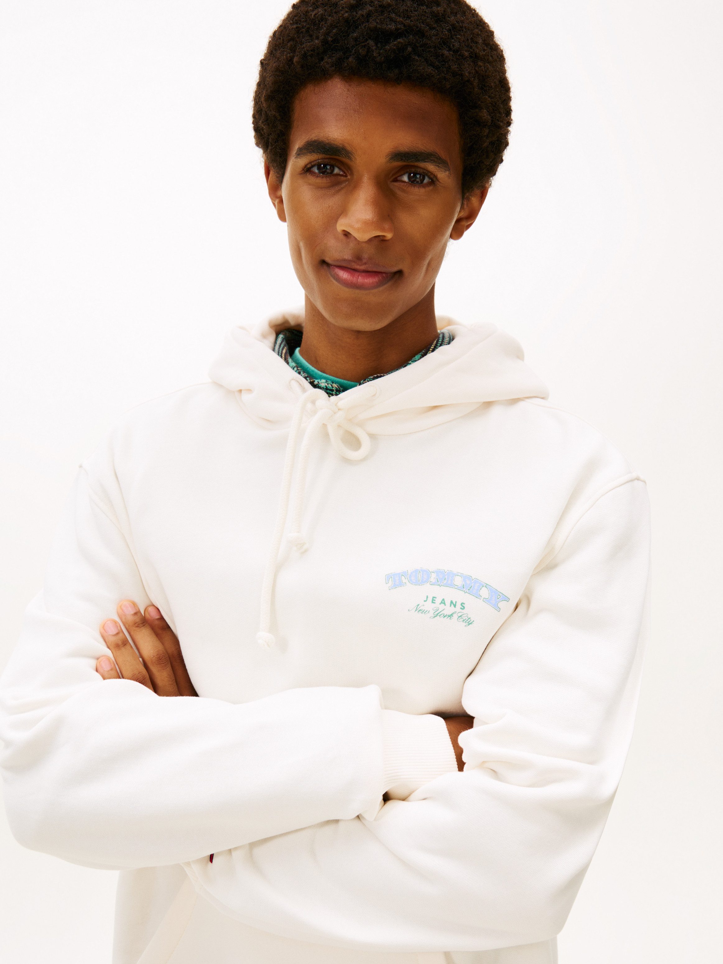 Tommy Jeans Hoodie TJM DOLLAR STACK mehrfarbiger Rückenprint, regular fit