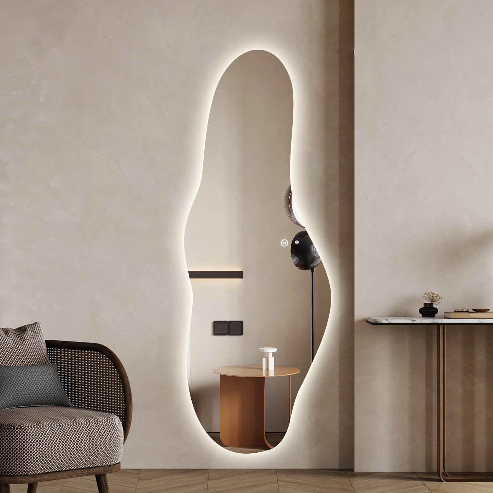 WDWRITTI Ganzkörperspiegel Led 165x60 165x50 150x50 günstig online kaufen