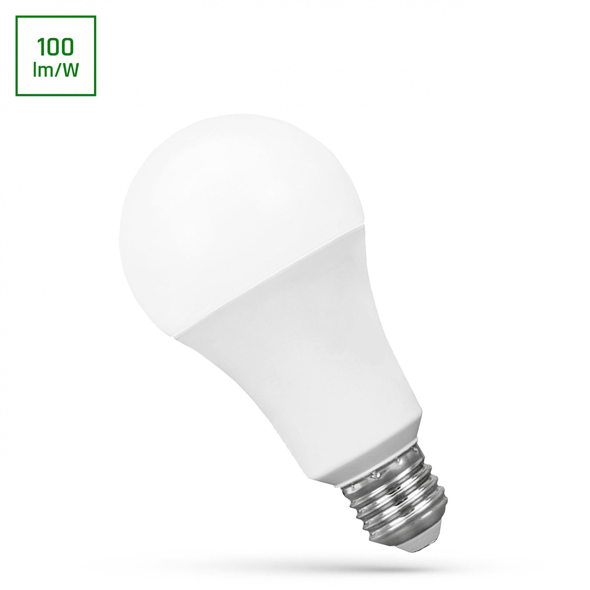 Spectrum LED-Leuchtmittel LED E27 A60 Birnenform 18W 220° 1800lm 230V Kaltweiß 6000K, E27, Kaltweiß