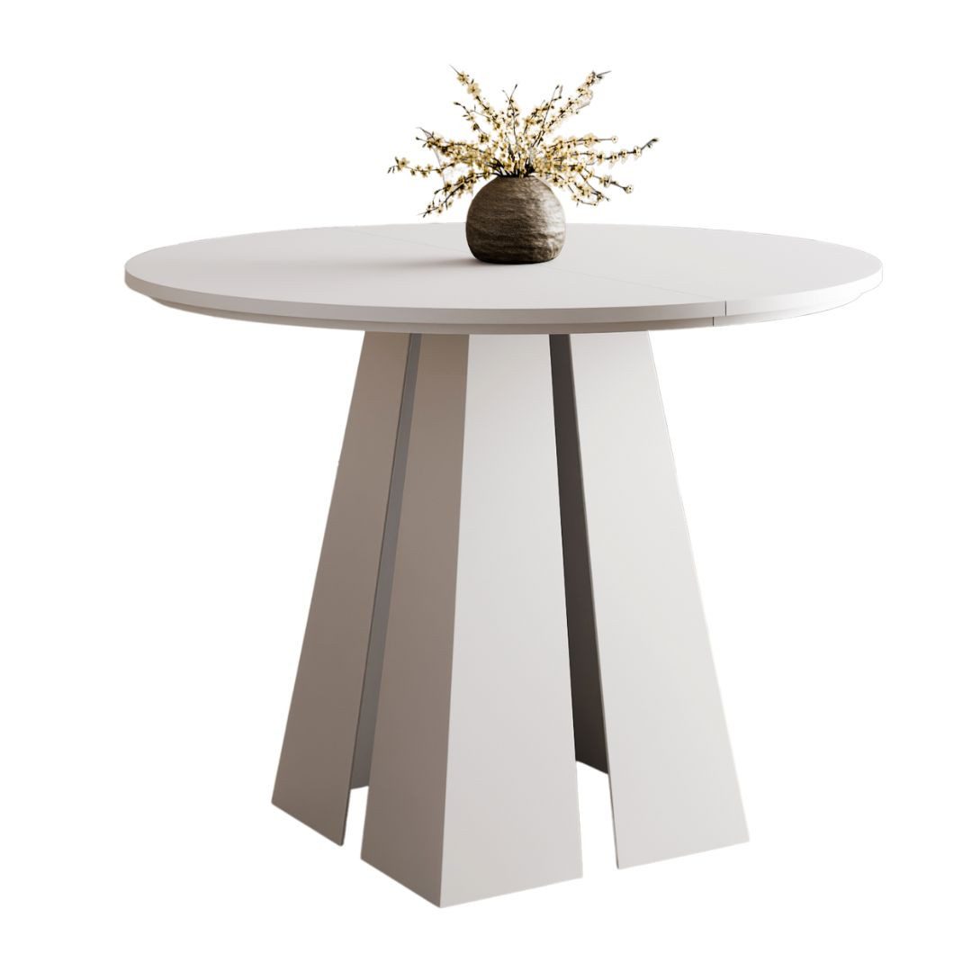 Compleo Esstisch Ø: 100cm oder 120 cm, Designer Tisch, ausziehbarer Tisch T günstig online kaufen