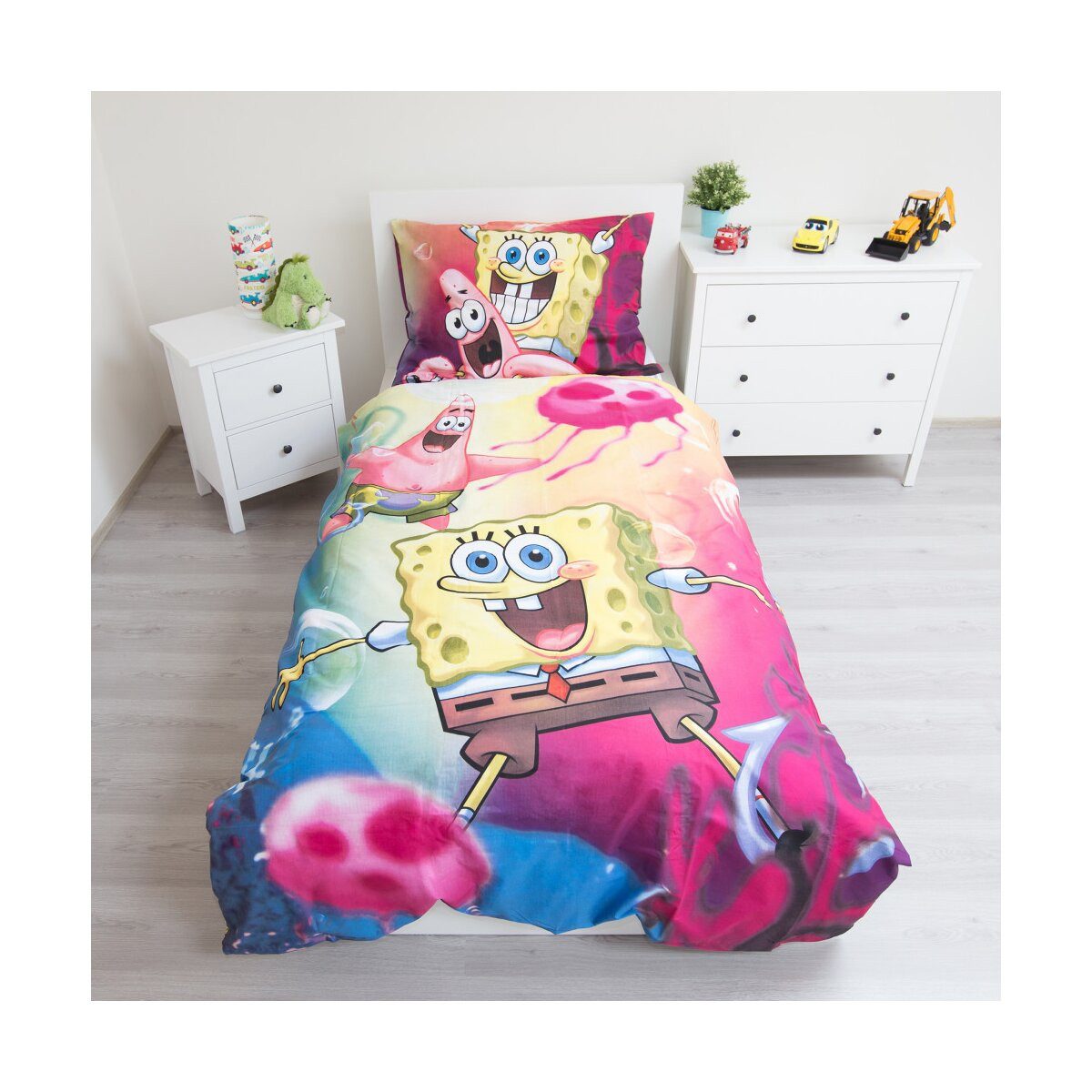 Sponge Bob Bettwäsche SpongeBob Bettwäsche BikiniBottom günstig online kaufen