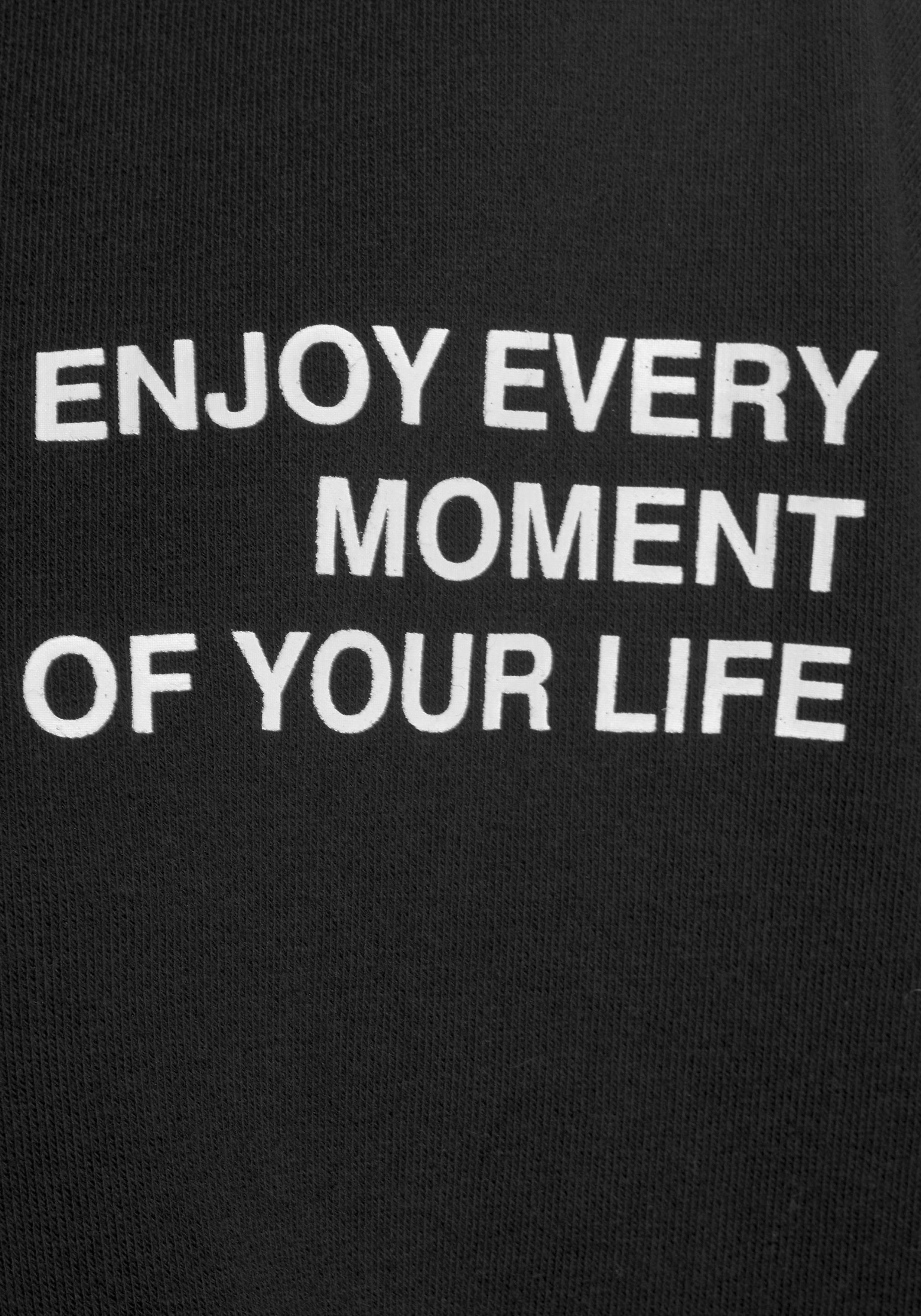 Buffalo Hoodie mit Statement Druck, Loungewear