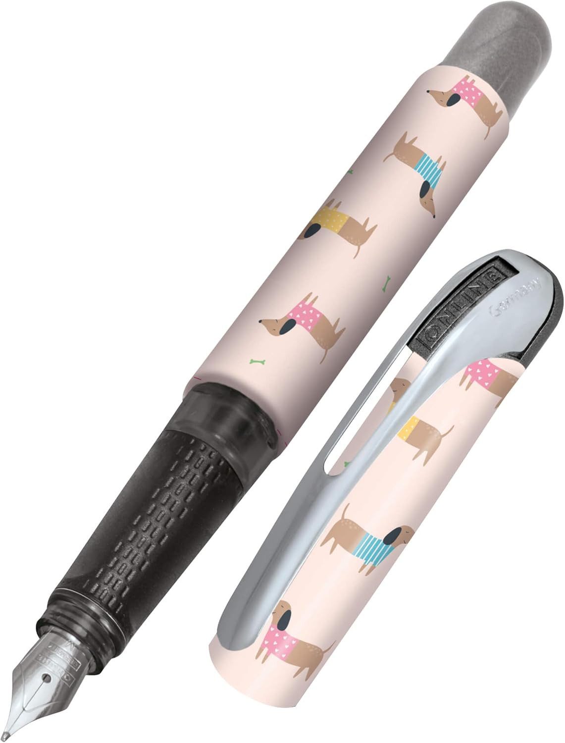 Online Pen Buntstift ONLINE PEN College Füllhalter Dackel M-Feder Made in Germany